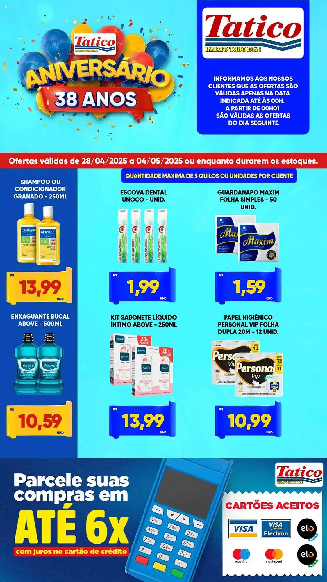 Encarte de Catálogo Tatico 28 de abril até 5 de maio 2025 - Pagina 7