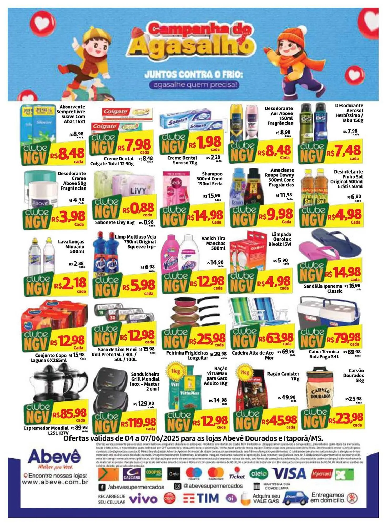 Encarte de Catálogo Abevê Supermercados 4 de junho até 7 de junho 2025 - Pagina 4