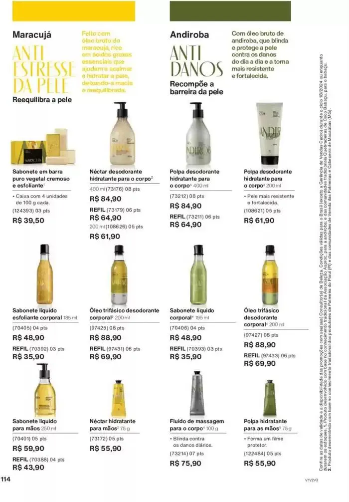 Encarte de Revista Natura Ciclo 18 11 de novembro até 31 de dezembro 2024 - Pagina 16