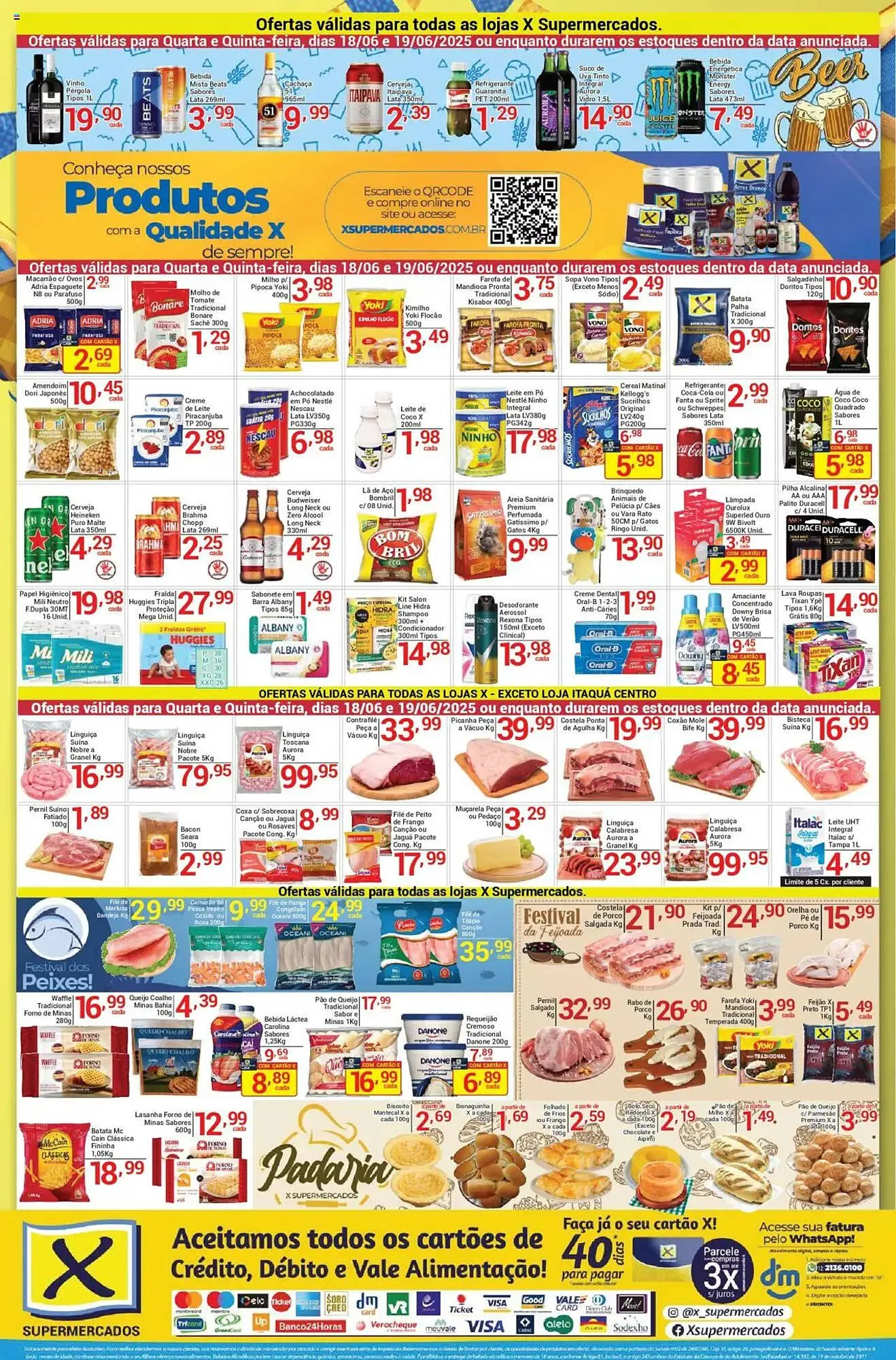Encarte de Catálogo X Supermercados 18 de junho até 20 de junho 2025 - Pagina 2