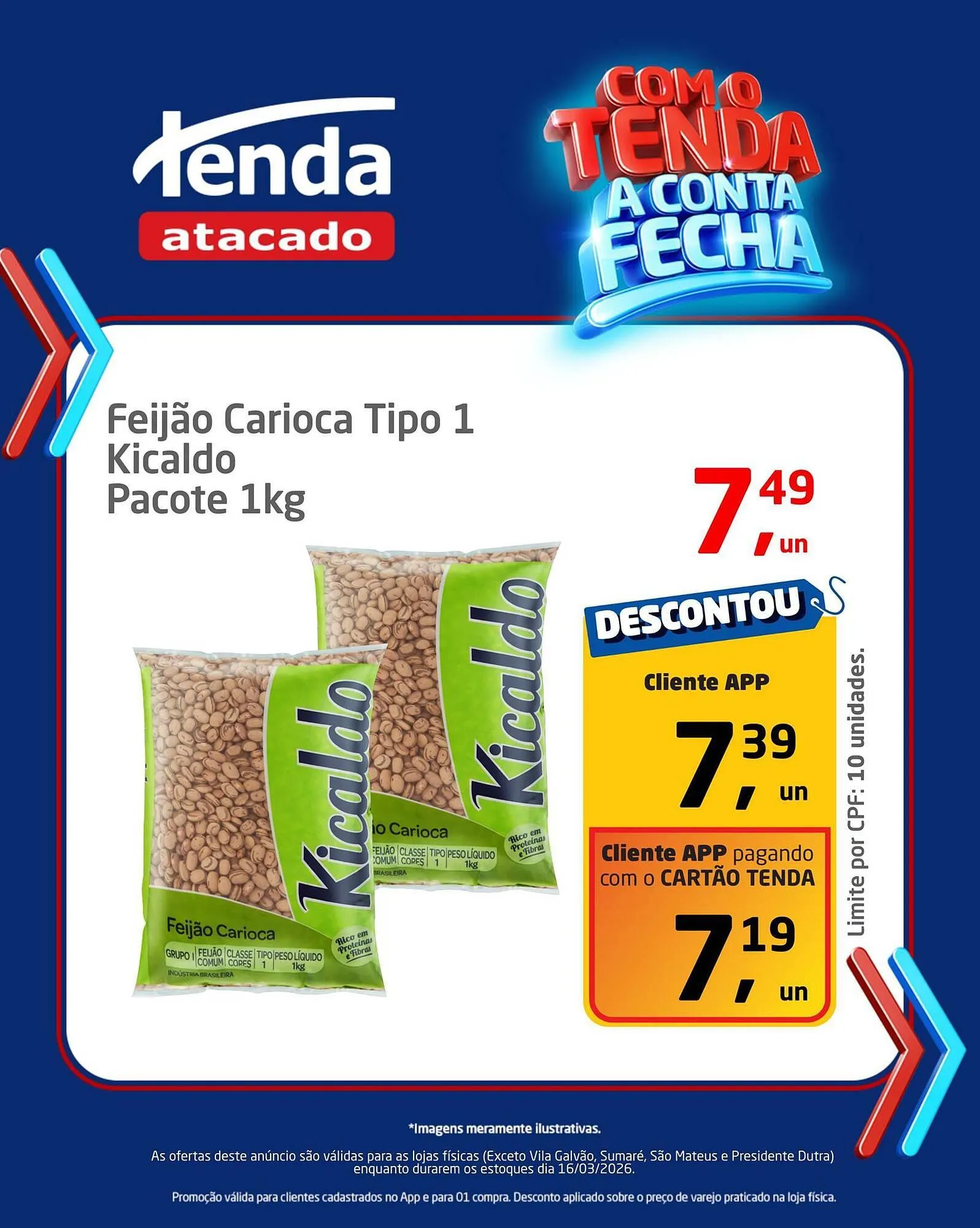 Encarte de Folheto Tenda Atacado 16 de março até 16 de março 2026 - Pagina 1