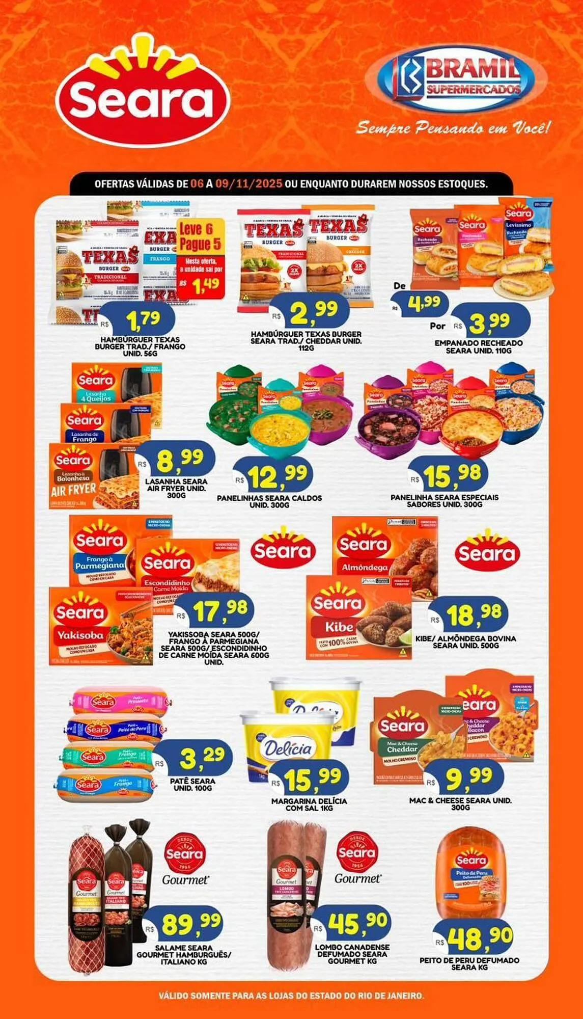 Encarte de Encarte Bramil Supermercados 6 de novembro até 9 de novembro 2025 - Pagina 1