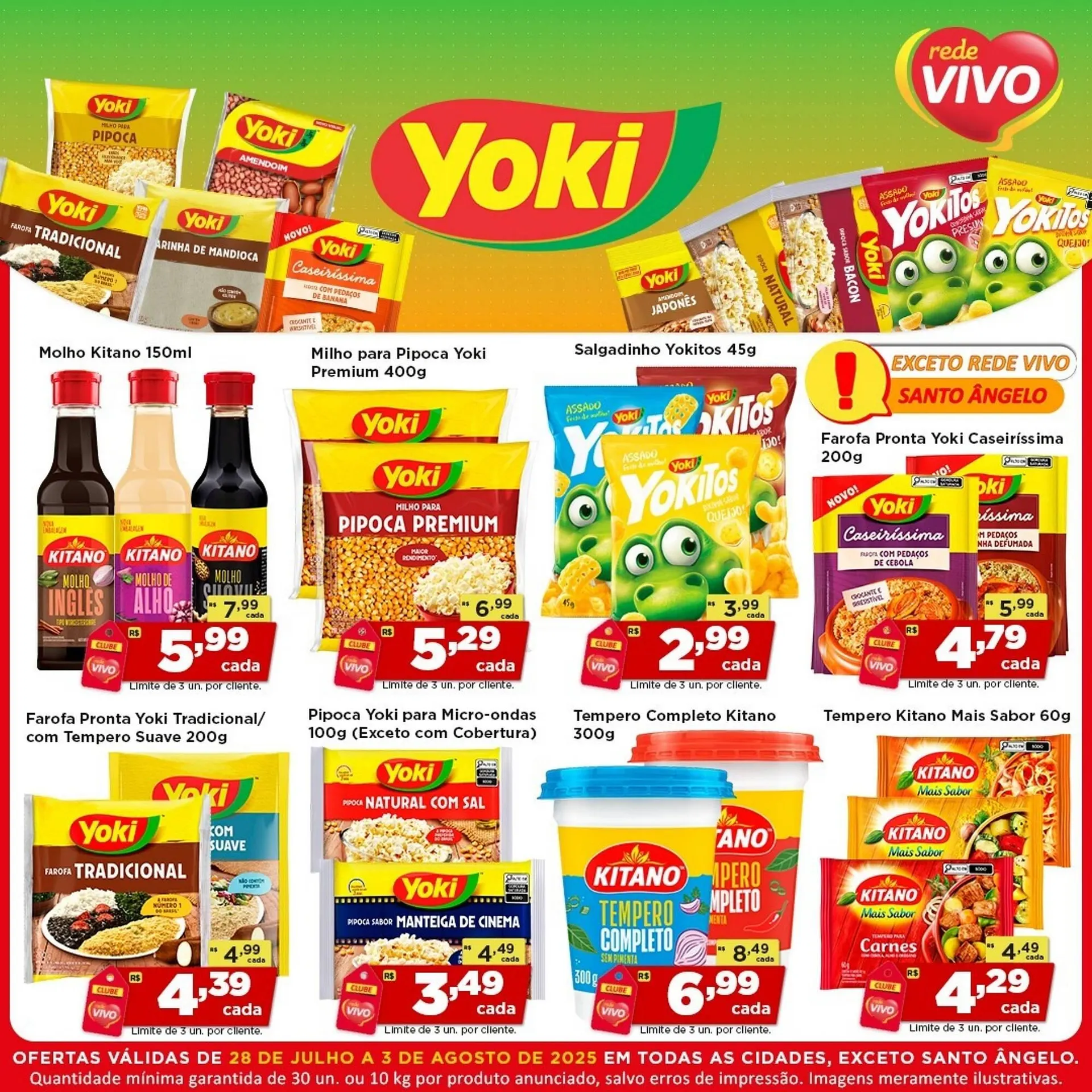 Encarte de Catálogo Rede Vivo 28 de julho até 3 de agosto 2025 - Pagina 1