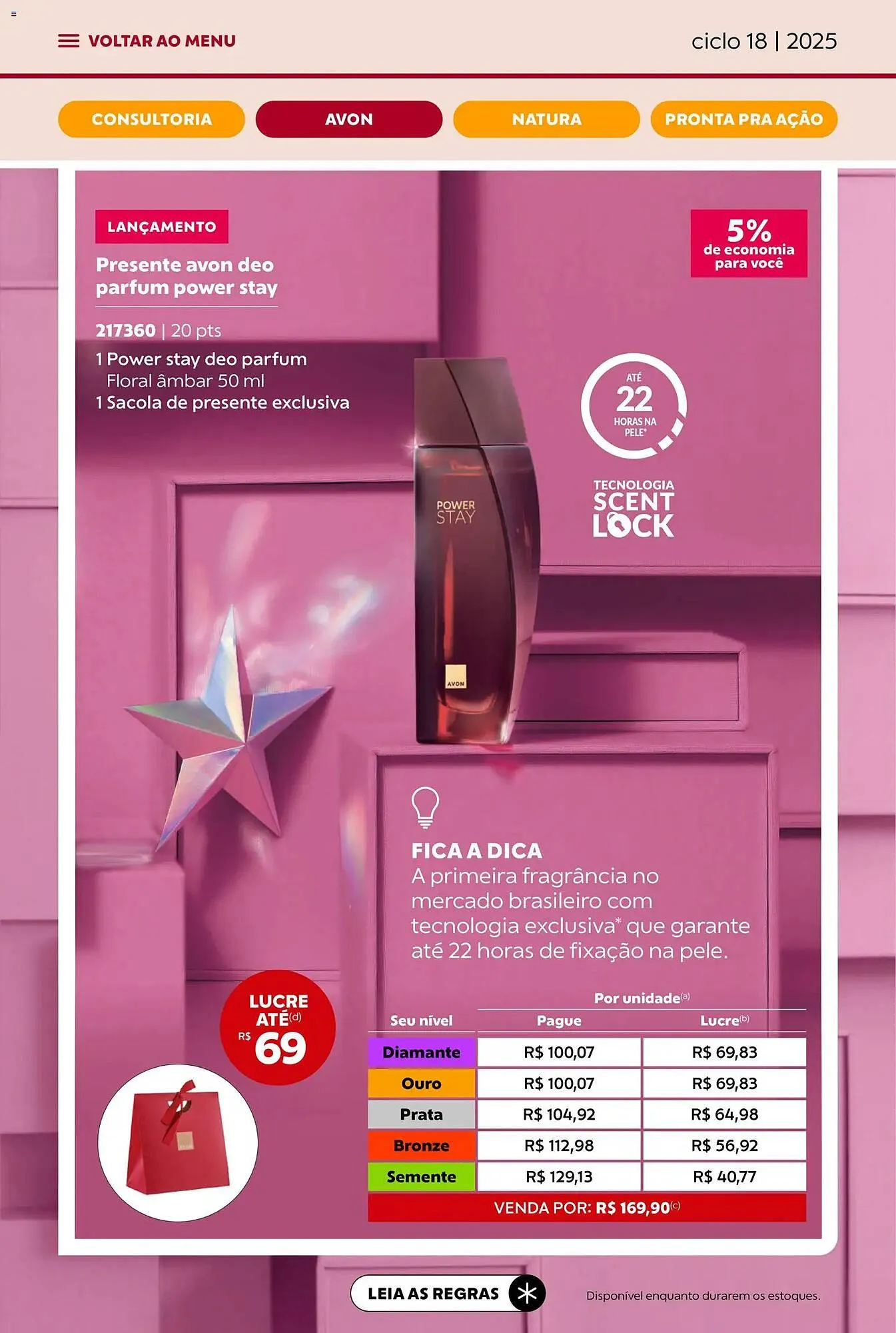 Encarte de Catálogo Avon 29 de outubro até 30 de novembro 2025 - Pagina 11