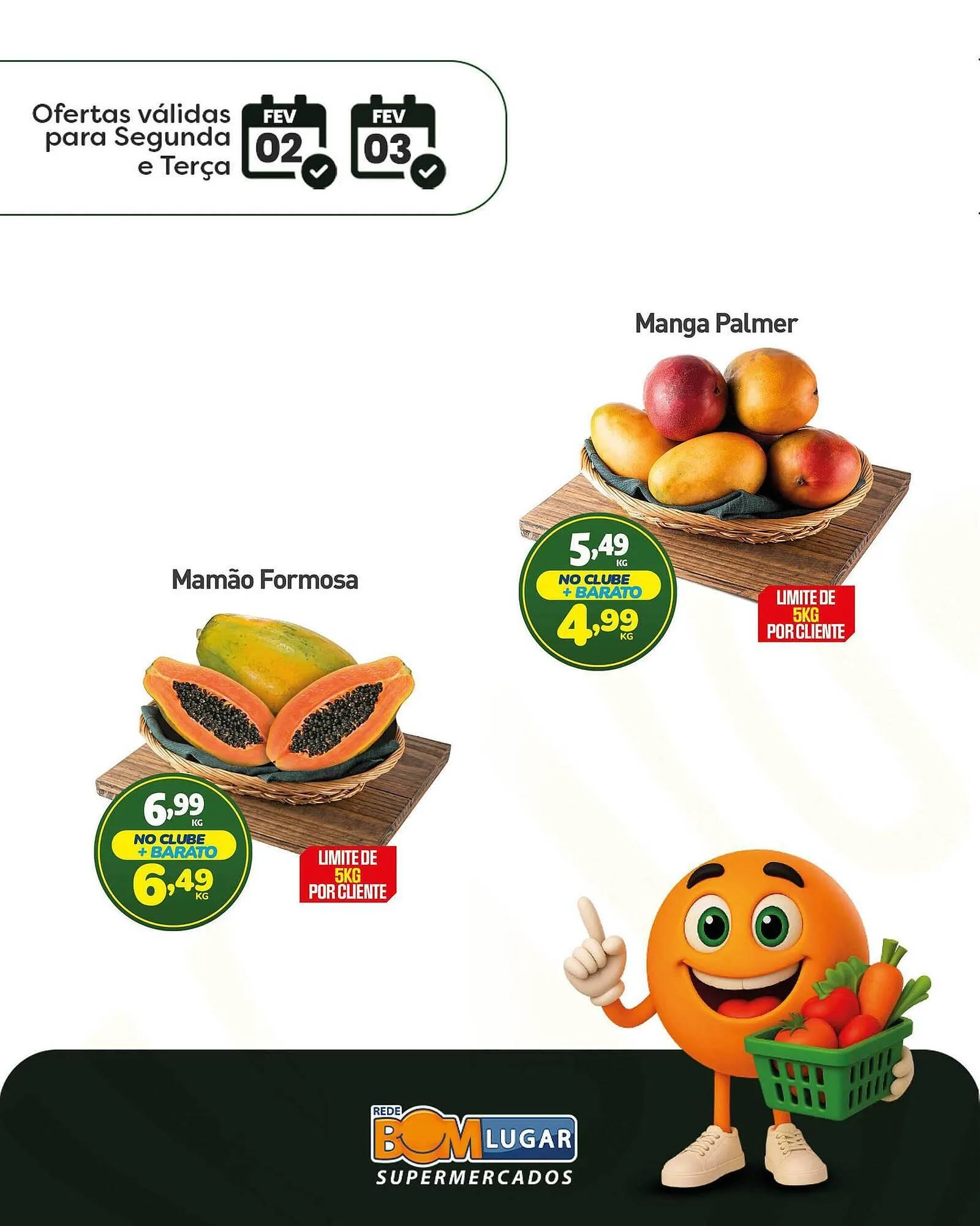 Encarte de Folheto Rede Bom Lugar 2 de fevereiro até 3 de fevereiro 2026 - Pagina 1