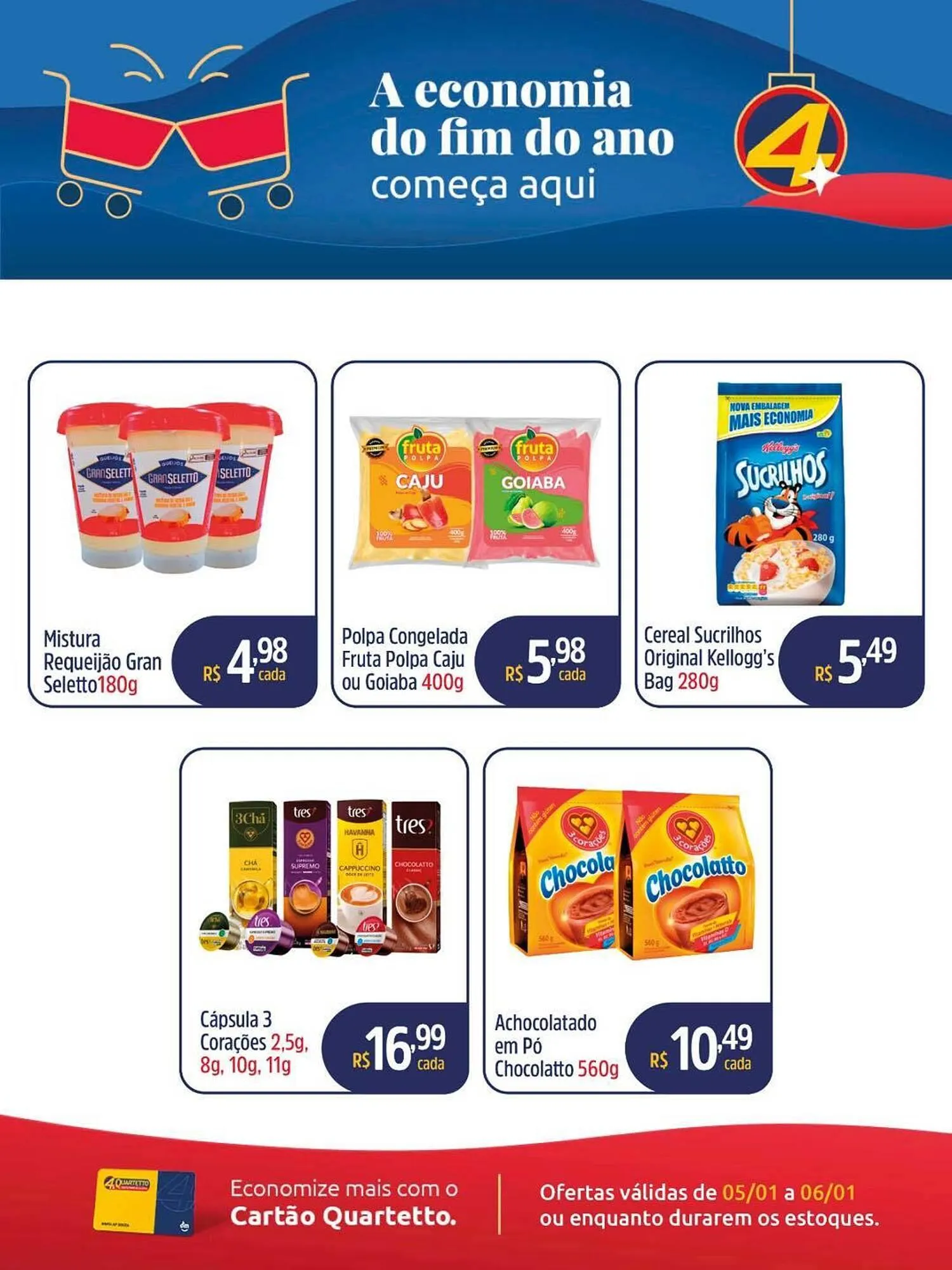 Encarte de Catálogo Quartetto Supermercados 5 de janeiro até 6 de janeiro 2026 - Pagina 2