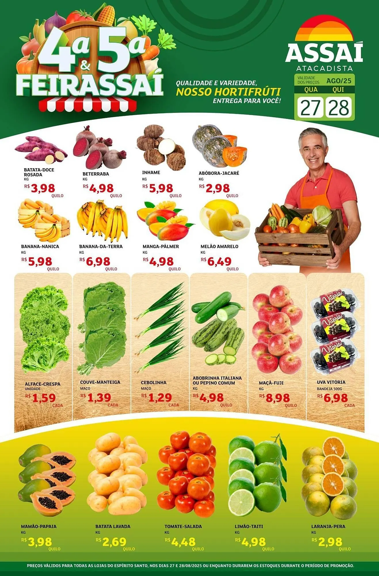 Encarte de Catálogo Assaí Atacadista 28 de agosto até 28 de agosto 2025 - Pagina 1