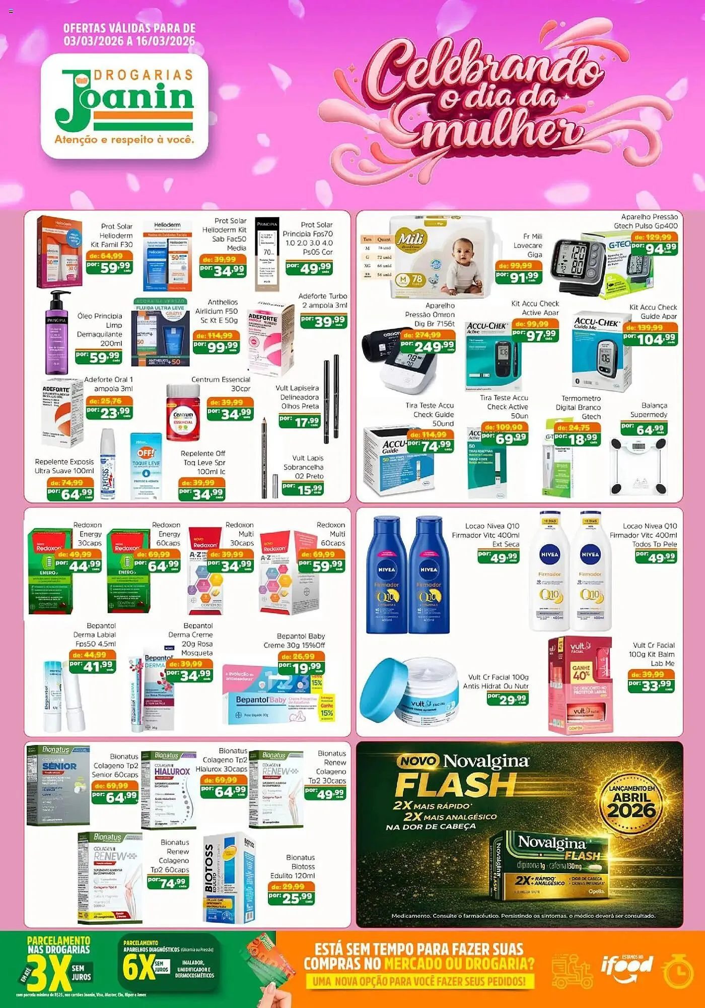 Encarte de Catálogo Supermercados Joanin 3 de março até 16 de março 2026 - Pagina 1
