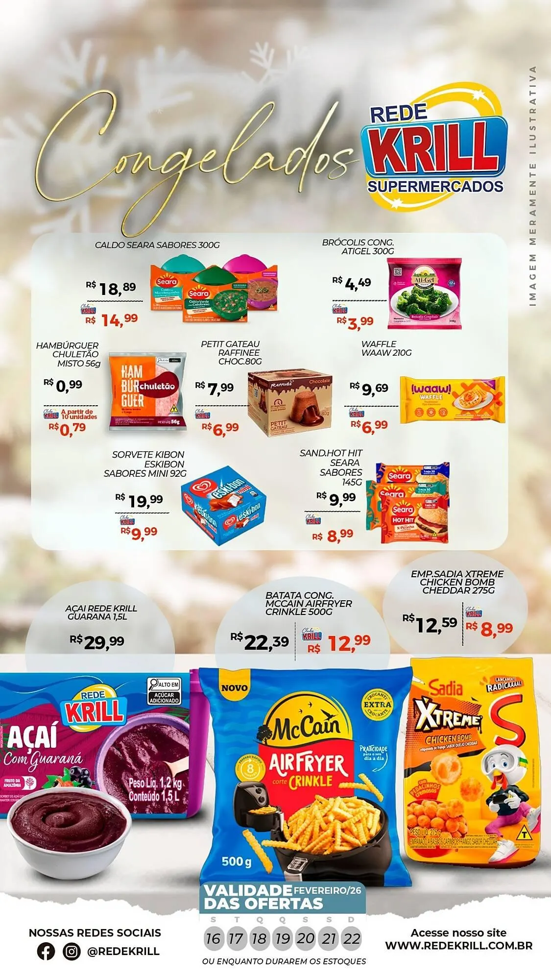 Encarte de Folheto Rede Krill 16 de fevereiro até 22 de fevereiro 2026 - Pagina 4