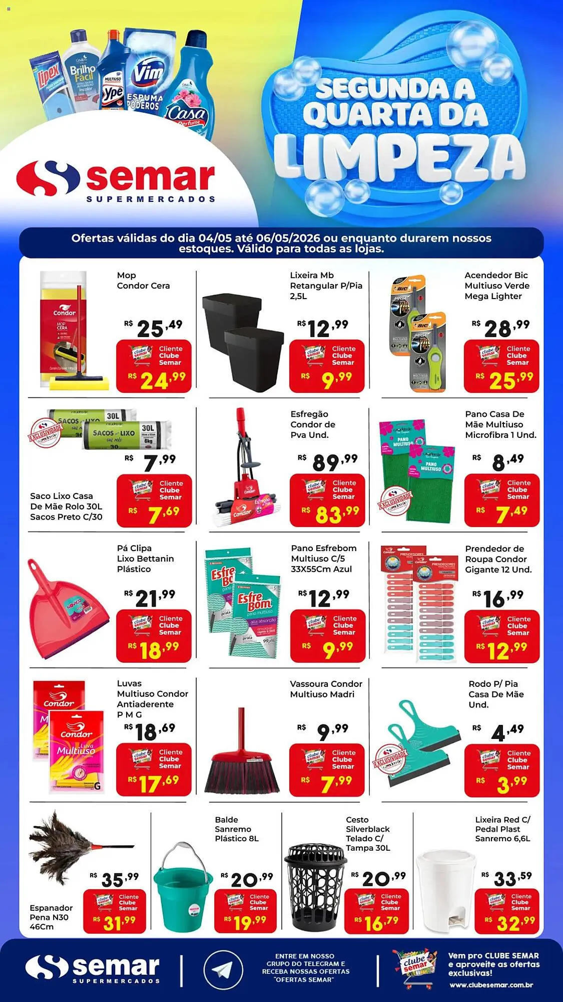 Encarte de Folheto Semar Supermercado 4 de maio até 7 de maio 2026 - Pagina 2
