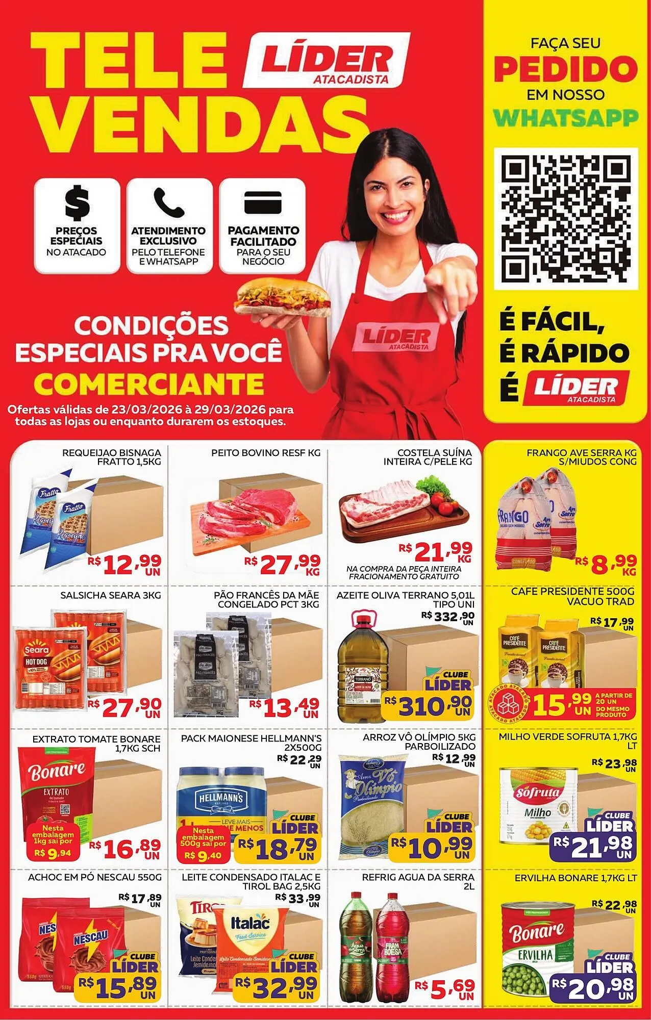 Encarte de Encarte Lider Atacadista 23 de março até 29 de março 2026 - Pagina 1