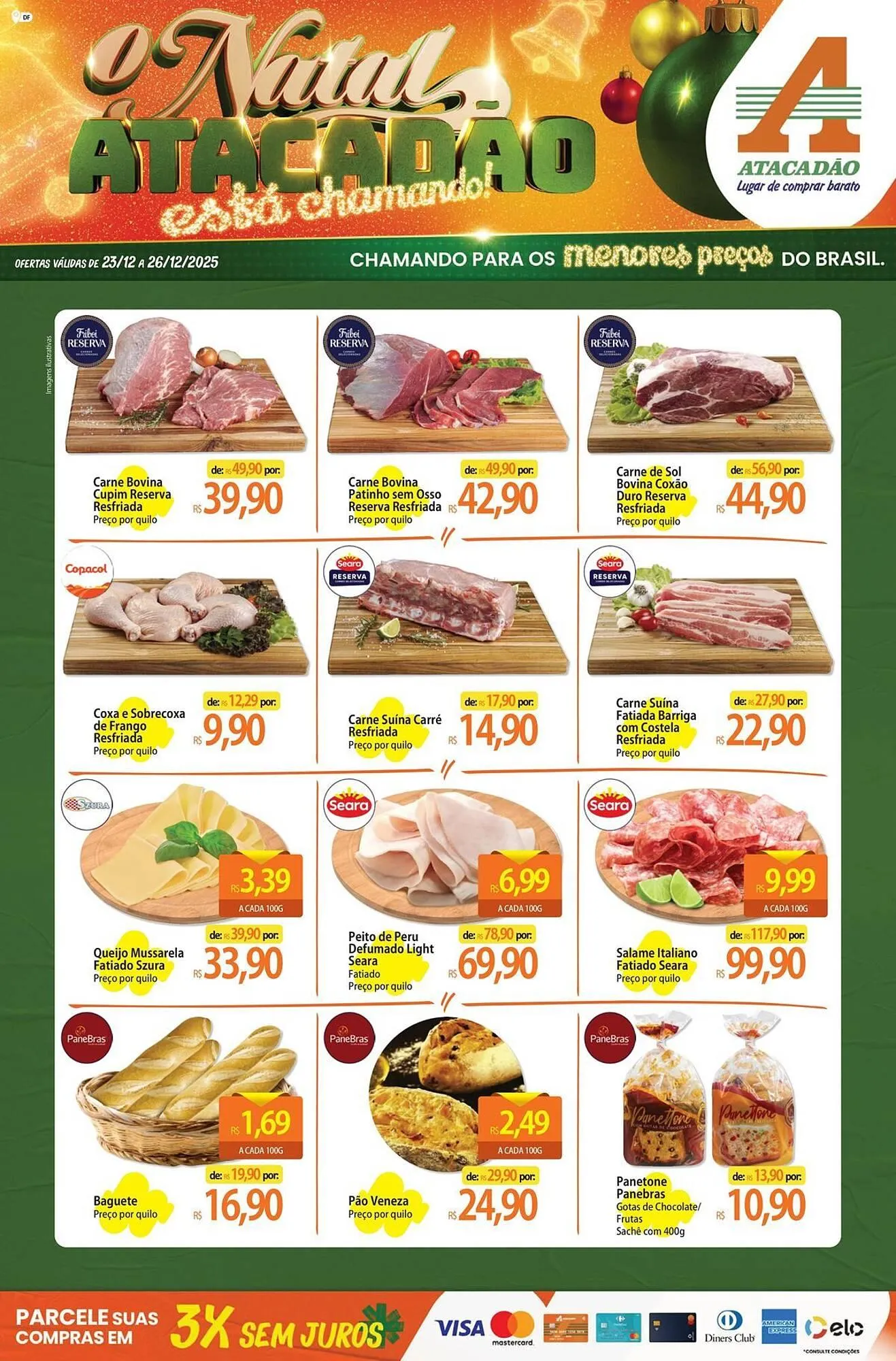 Encarte de Folheto Atacadão 24 de dezembro até 26 de dezembro 2025 - Pagina 1