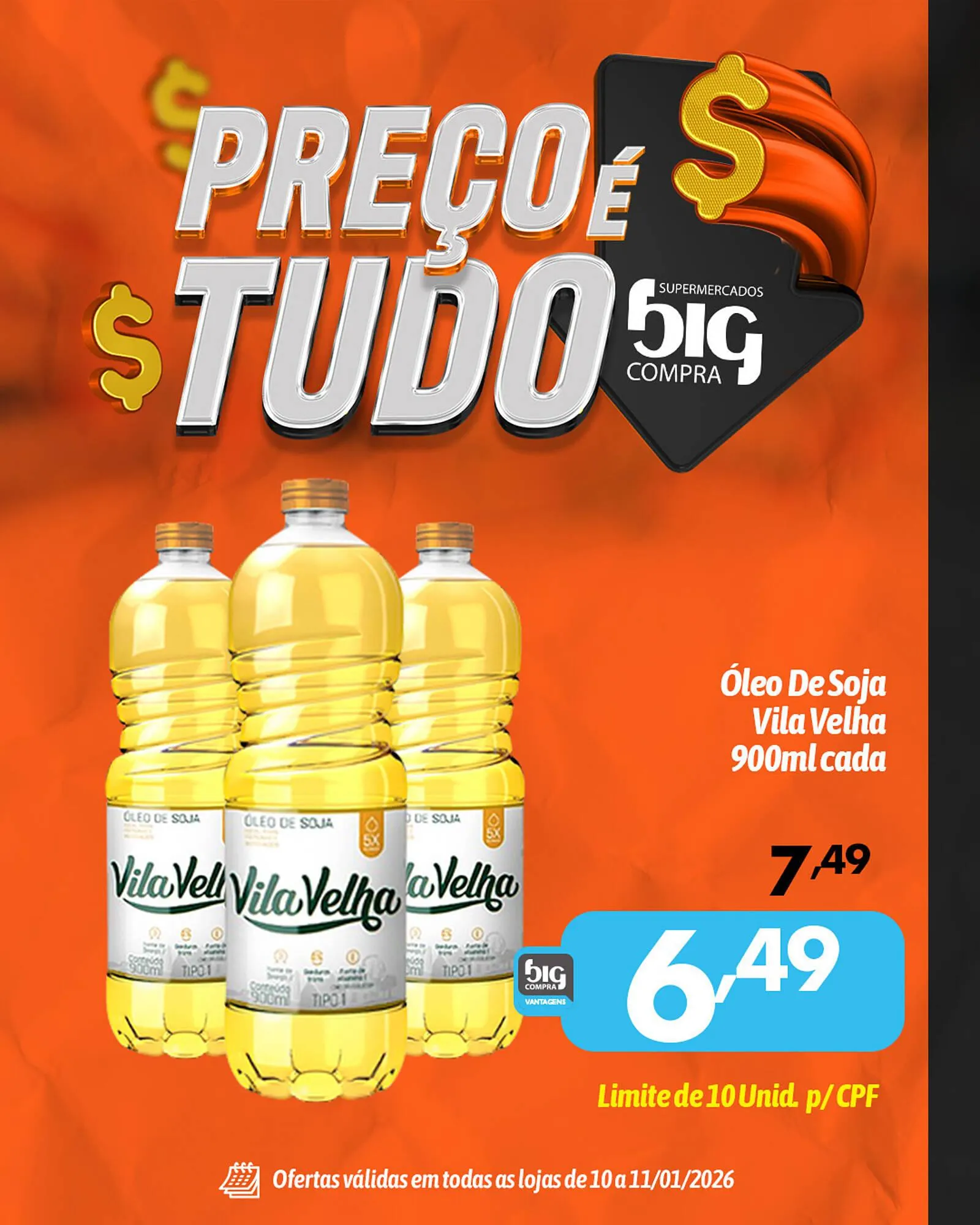 Encarte de Catálogo Supermercados Big Compra 10 de janeiro até 11 de janeiro 2026 - Pagina 2