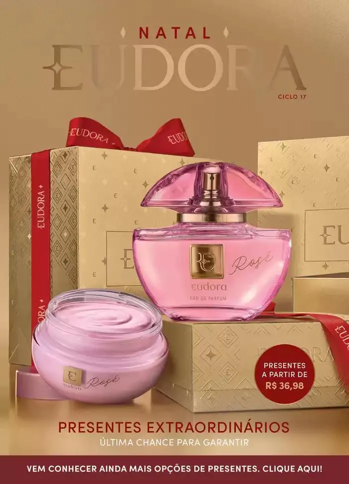 Encarte de Encarte Eudora 27 de novembro até 25 de dezembro 2024 - Pagina 1