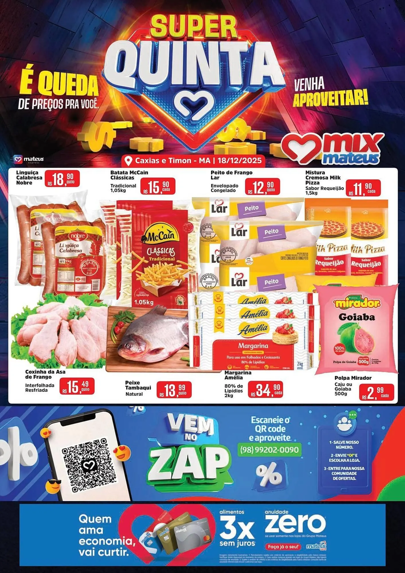 Encarte de Catálogo Supermercados Mateus 18 de dezembro até 18 de dezembro 2025 - Pagina 1