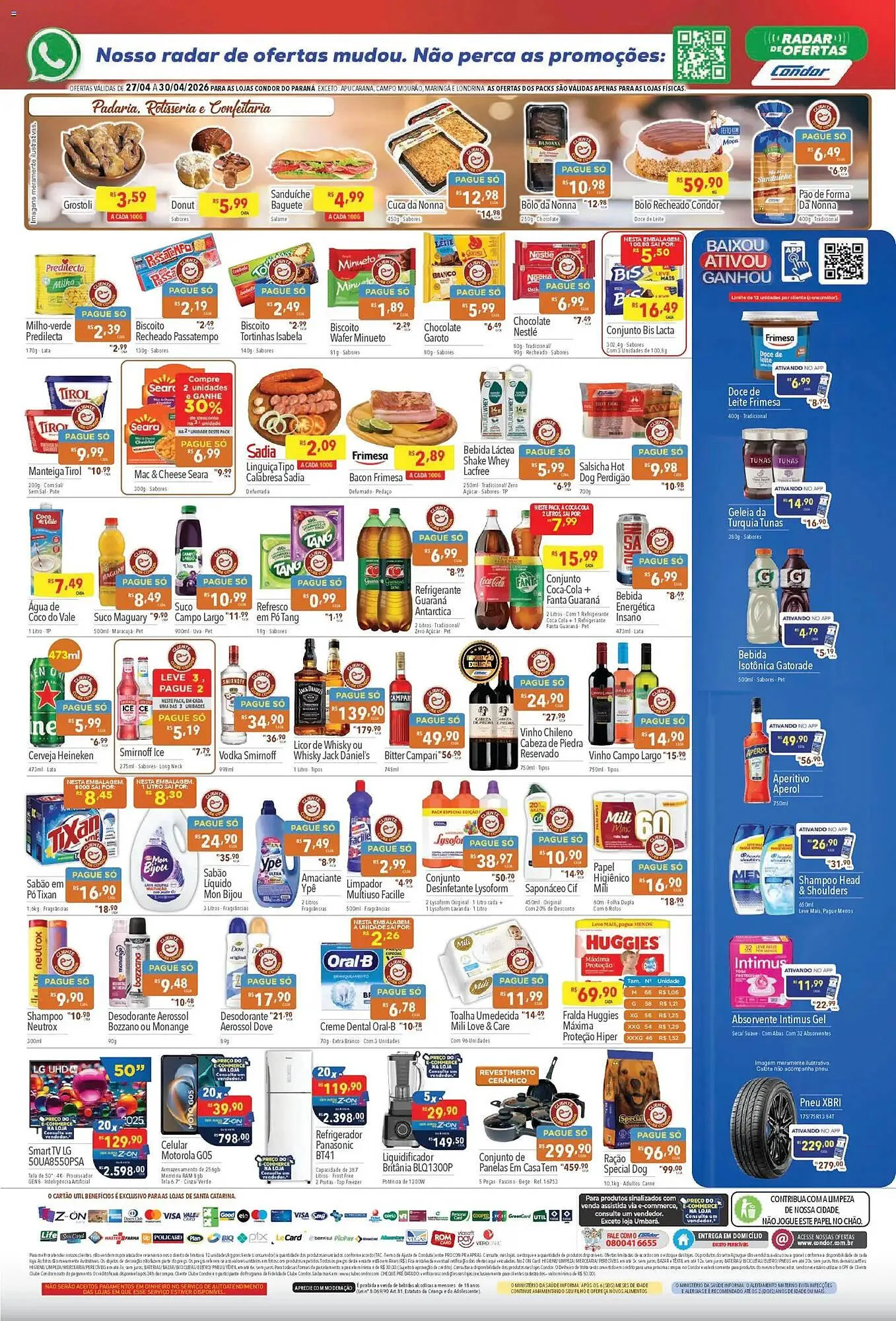 Encarte de Catálogo Supermercados Condor 27 de abril até 30 de abril 2026 - Pagina 2