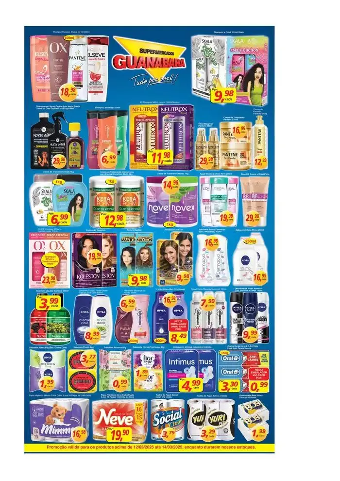 Encarte de Encarte Supermercados Guanabara 12 de março até 14 de março 2025 - Pagina 7