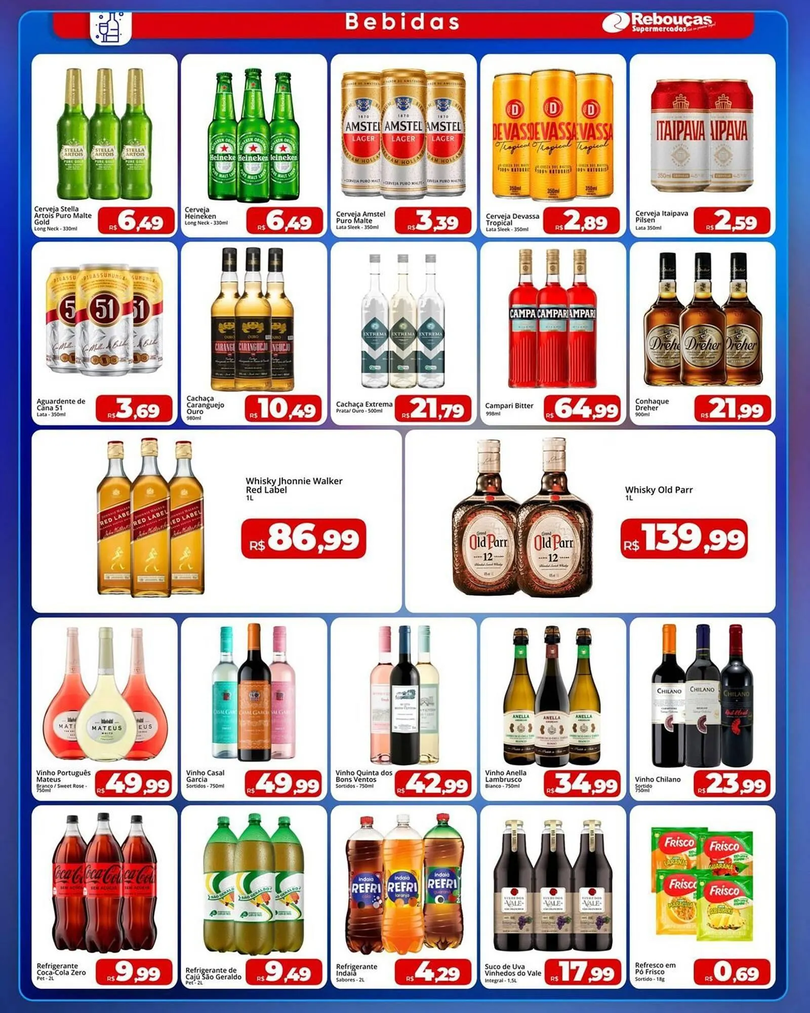 Encarte de Catálogo Rebouças Supermercados 30 de março até 15 de abril 2026 - Pagina 9