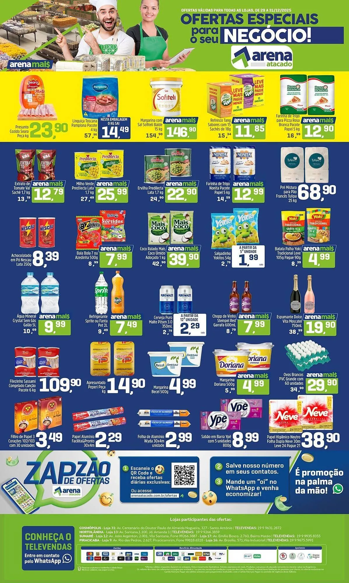 Encarte de Folheto Arena Atacado 29 de dezembro até 31 de dezembro 2025 - Pagina 1