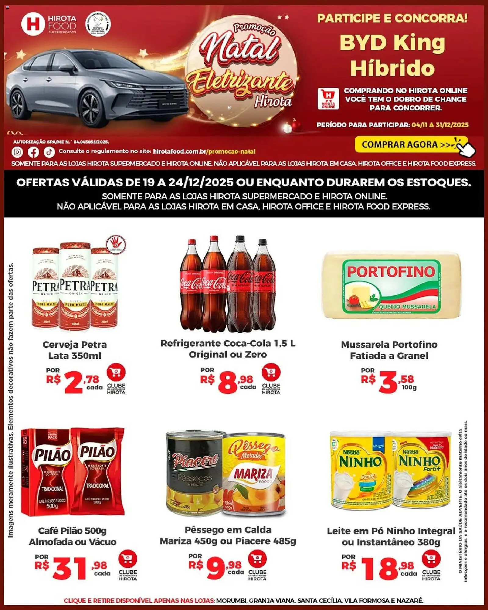 Encarte de Catálogo Hirota Food Supermercado 19 de dezembro até 24 de dezembro 2025 - Pagina 1