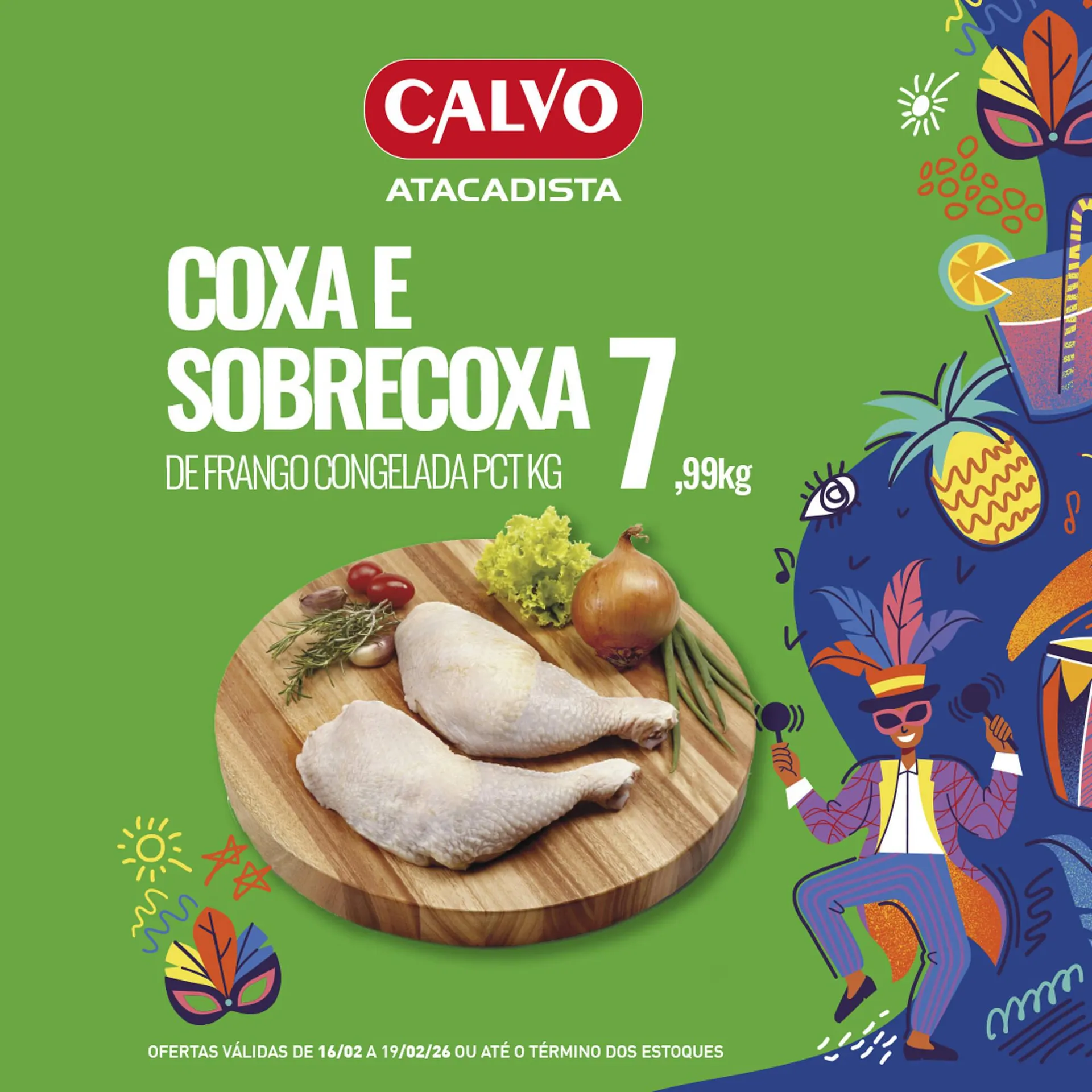 Encarte de Folheto Calvo Atacadista 16 de fevereiro até 19 de fevereiro 2026 - Pagina 3
