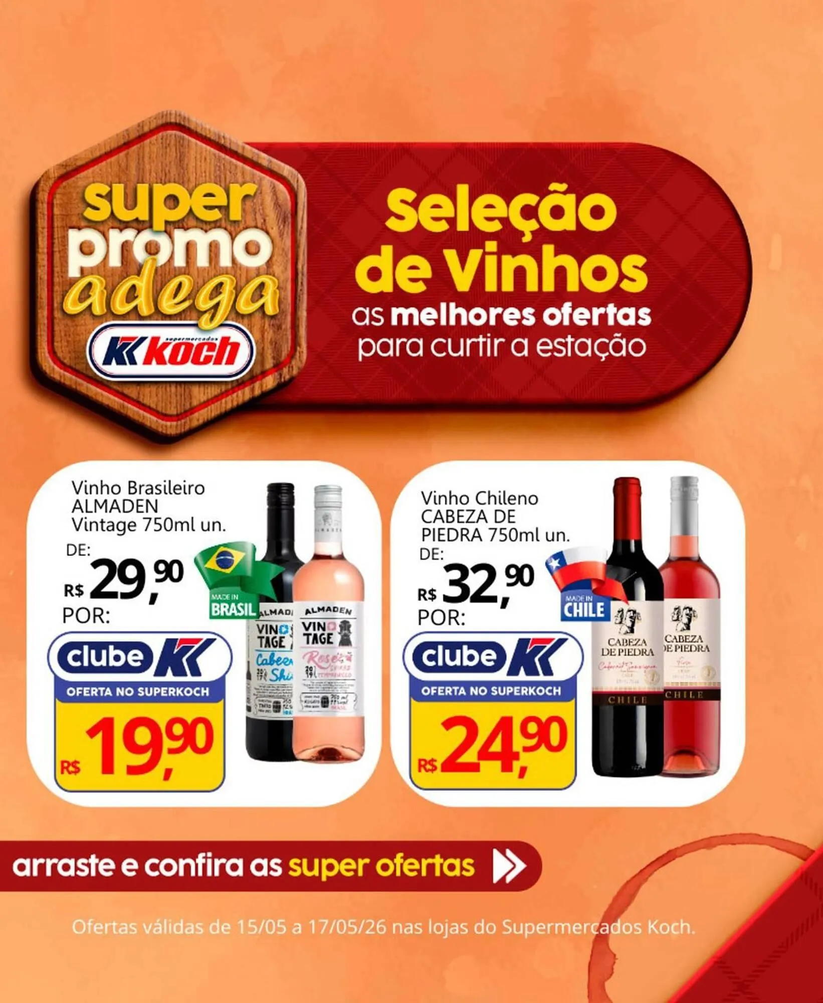 Encarte de Catálogo Supermercados Koch 15 de maio até 17 de maio 2026 - Pagina 1