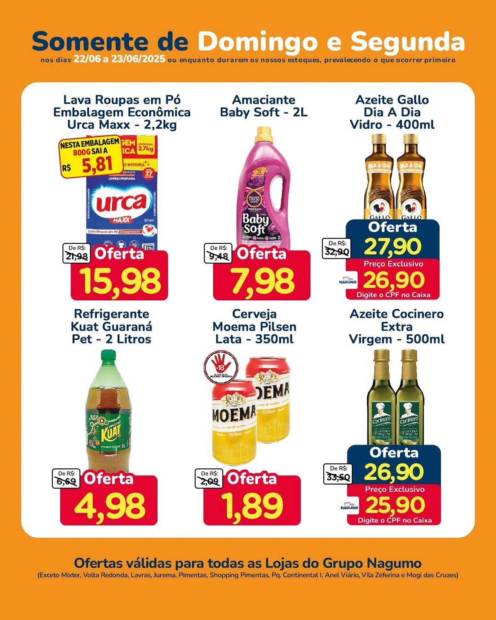 Encarte de Catálogo Nagumo 22 de junho até 23 de junho 2025 - Pagina 2