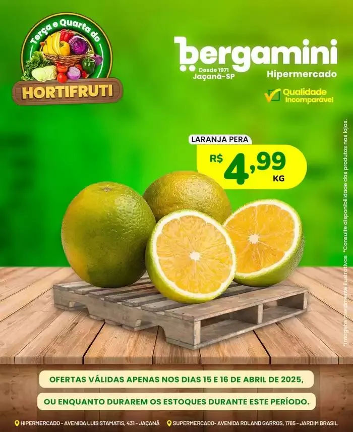 Encarte de Encarte Supermercado Bergamini 15 de abril até 16 de abril 2025 - Pagina 6