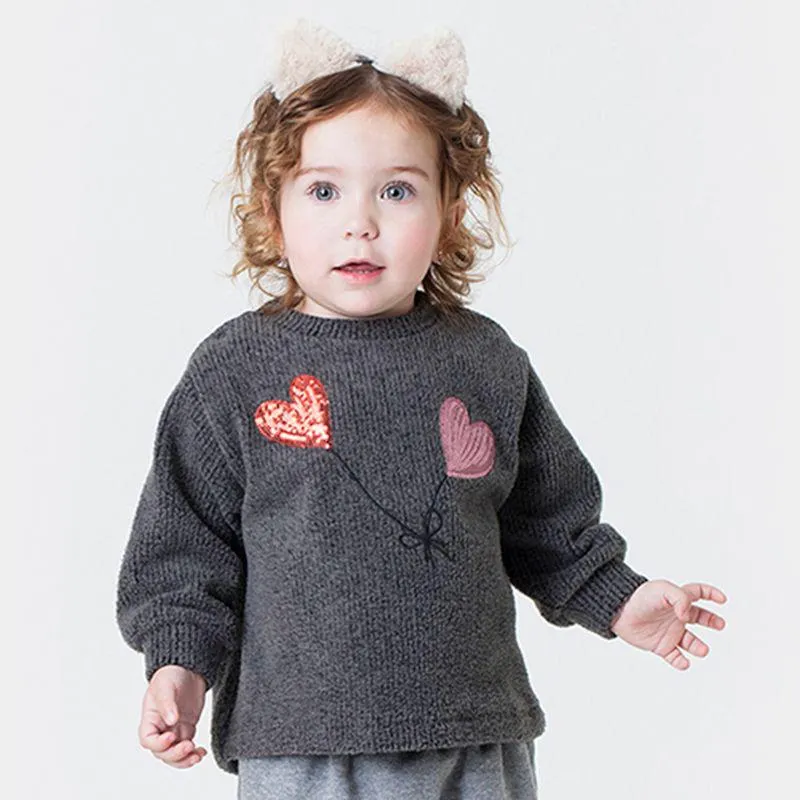 Conjunto Toddler Menina Hearts Cinza