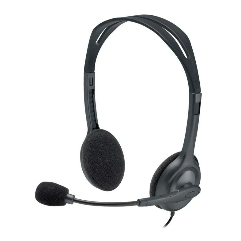 Headset Logitech H111 Stereo Preto, 981-000612