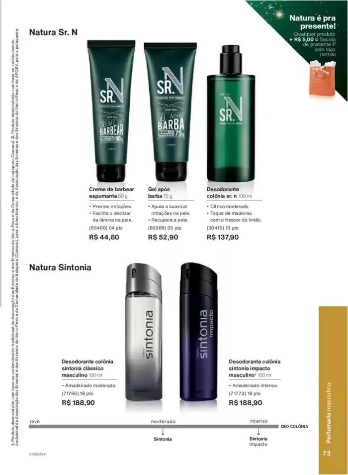 Encarte de Revista Natura Ciclo 18 11 de novembro até 31 de dezembro 2024 - Pagina 130