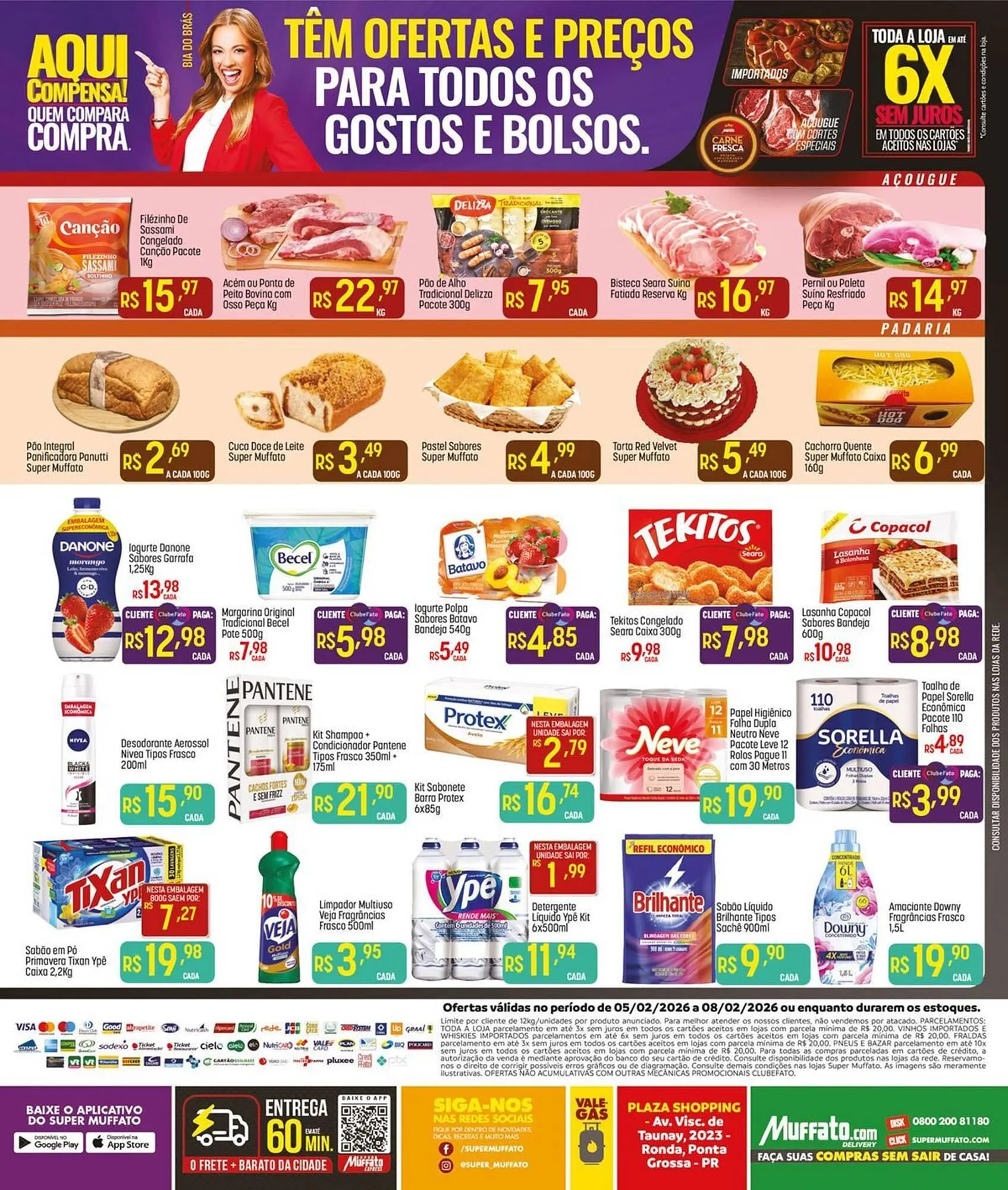 Encarte de Encarte Muffato 5 de fevereiro até 8 de fevereiro 2026 - Pagina 2