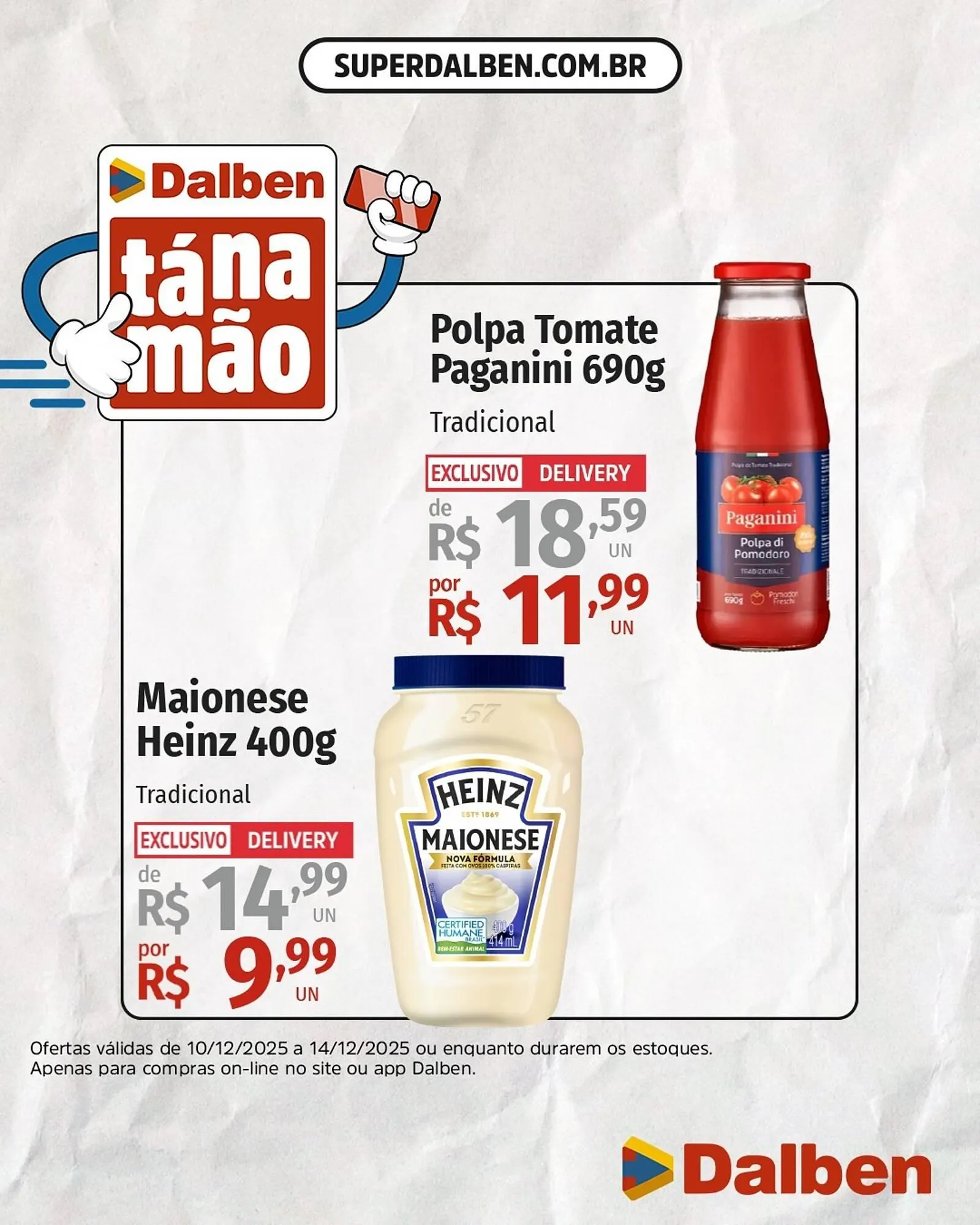 Encarte de Catálogo Supermercado Dalben 10 de dezembro até 14 de dezembro 2025 - Pagina 1