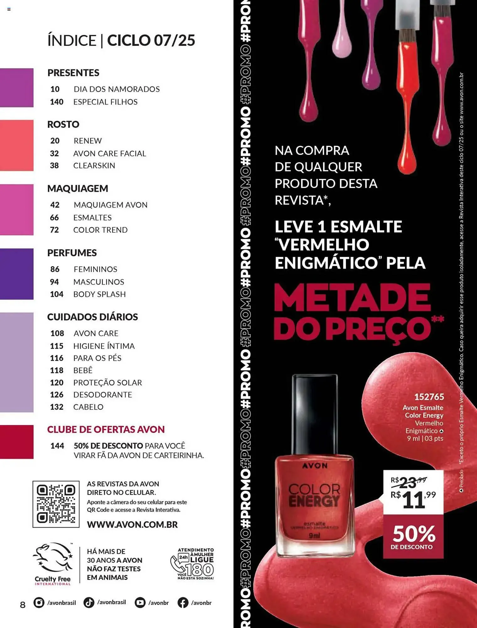 Encarte de Catálogo Avon 3 de abril até 2 de maio 2025 - Pagina 8