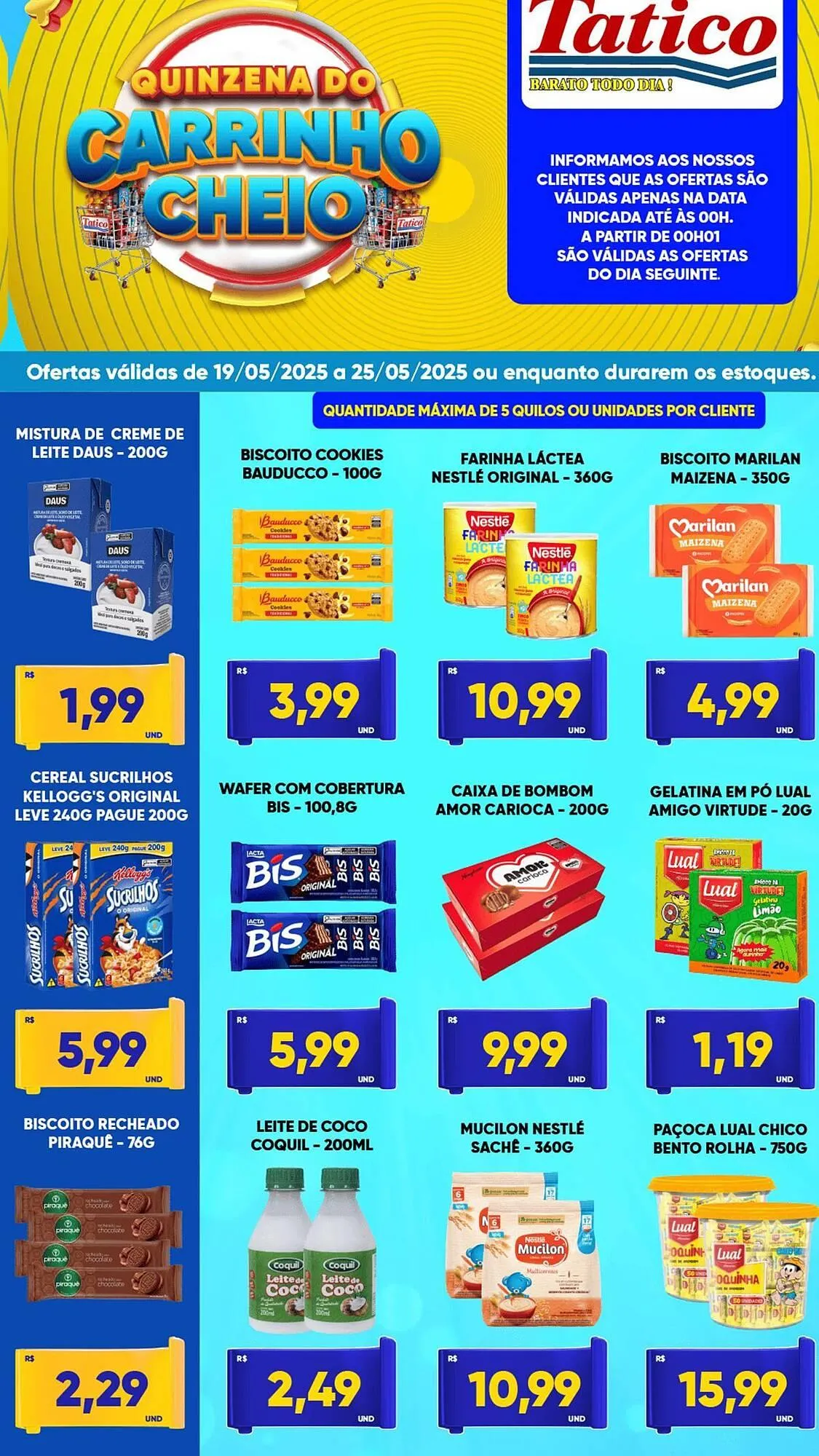 Encarte de Catálogo Tatico 19 de maio até 25 de maio 2025 - Pagina 5