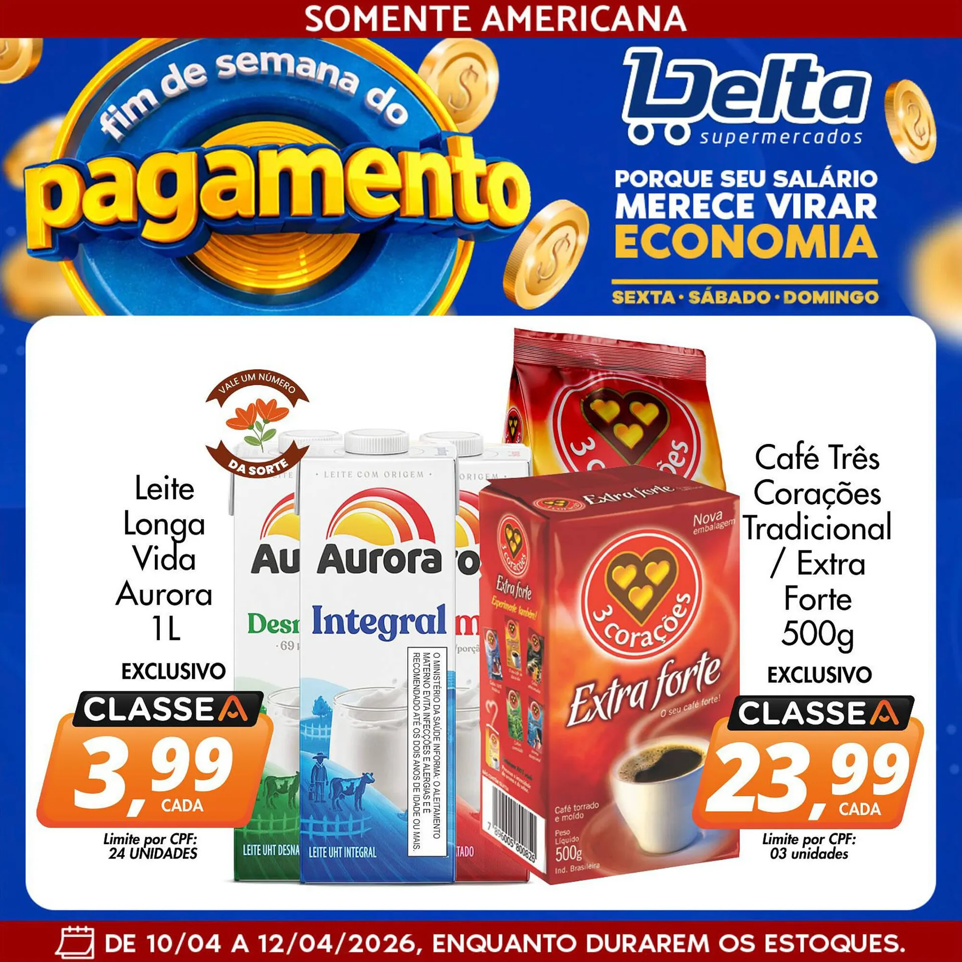 Encarte de Catálogo Delta Supermercados 10 de abril até 12 de abril 2026 - Pagina 3