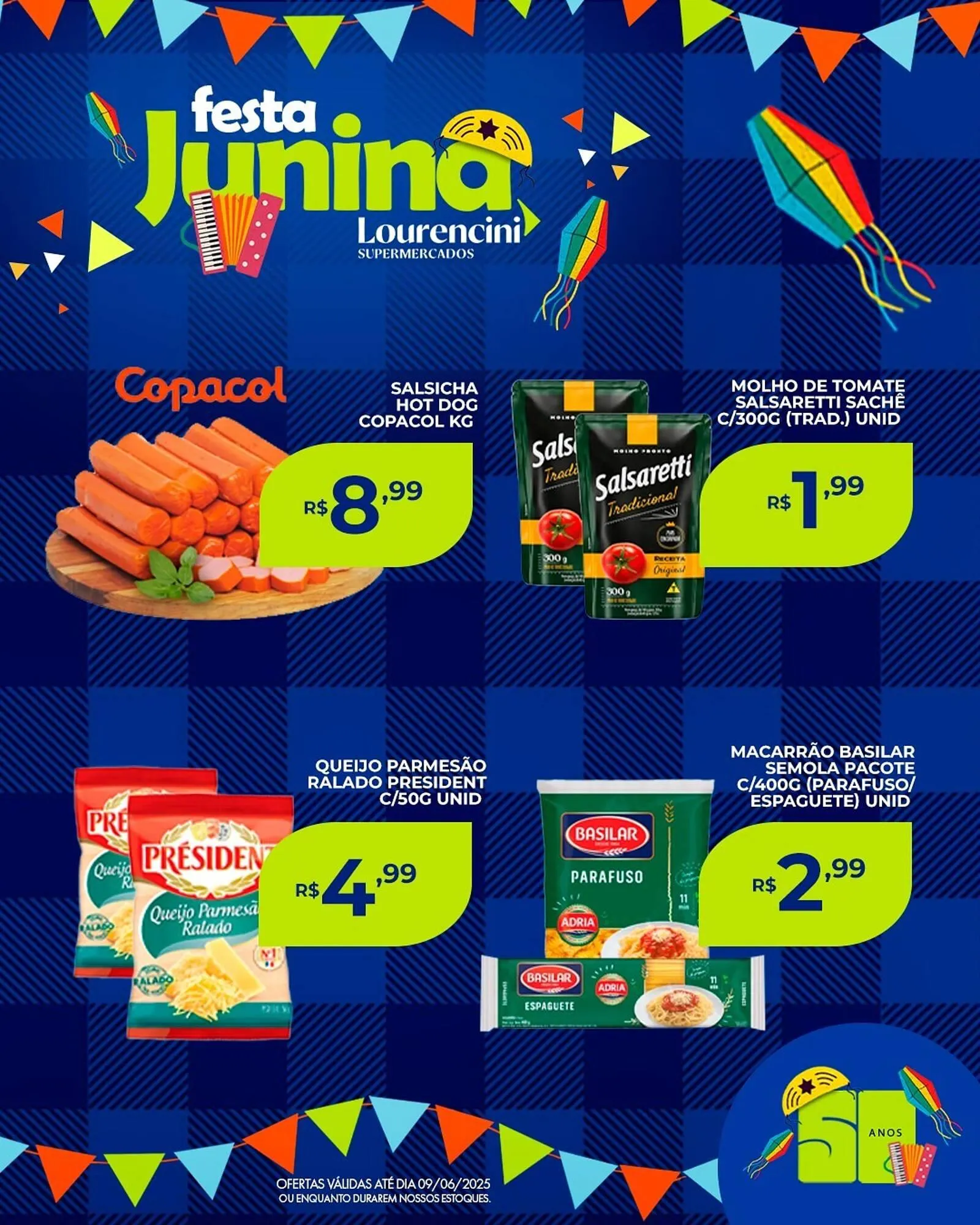 Encarte de Catálogo Lourencini Supermercados 6 de junho até 9 de junho 2025 - Pagina 3