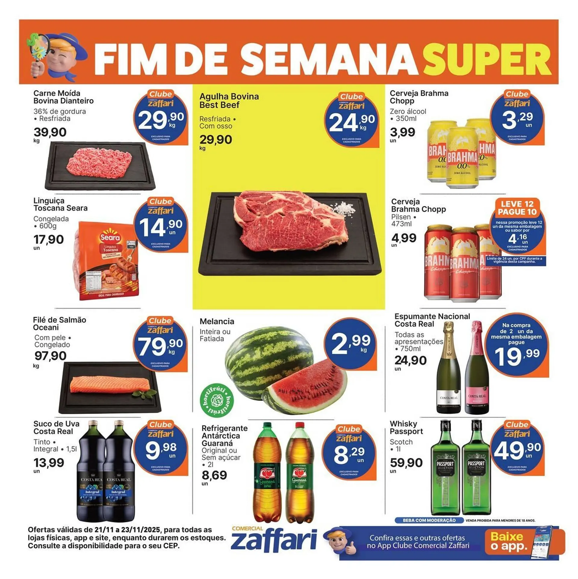 Encarte de Encarte Comercial Zaffari 21 de novembro até 23 de novembro 2025 - Pagina 1