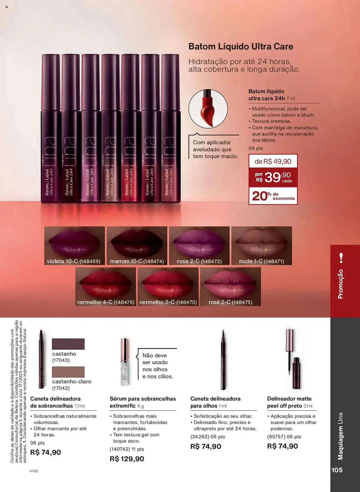 Encarte de Catálogo Natura 14 de outubro até 4 de novembro 2025 - Pagina 105