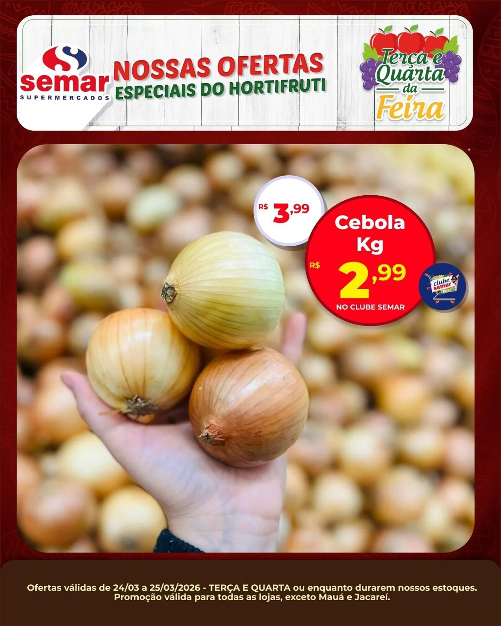 Encarte de Folheto Semar Supermercado 24 de março até 25 de março 2026 - Pagina 2