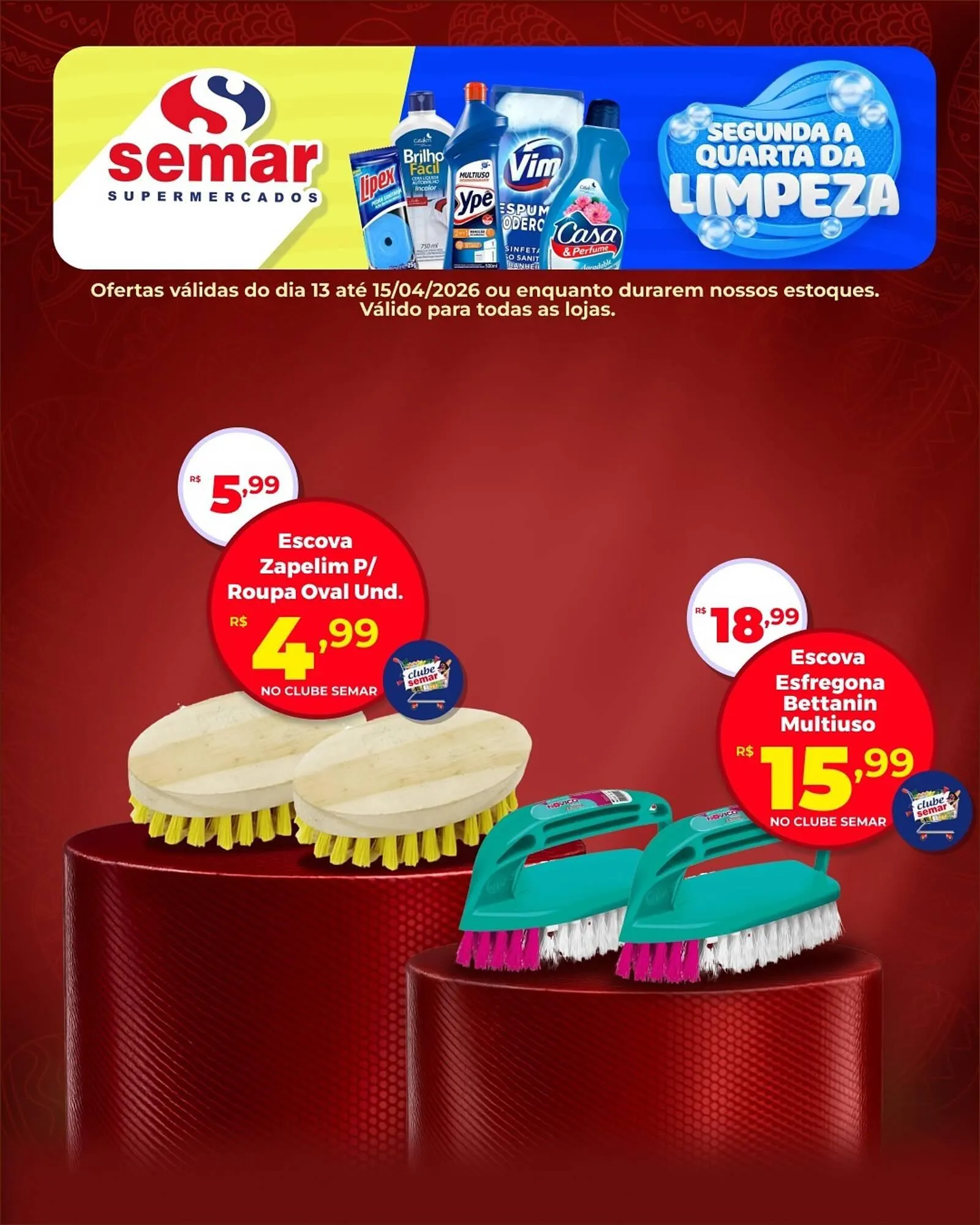 Encarte de Folheto Semar Supermercado 13 de abril até 15 de abril 2026 - Pagina 2