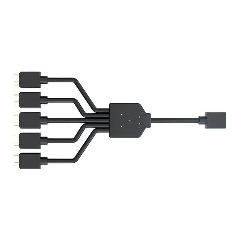Cabo Splitter Cooler Master Addressable RGB, 1 Para 5, 3 Pinos, 58cm, MFX-AWHN-1NNN5-R1