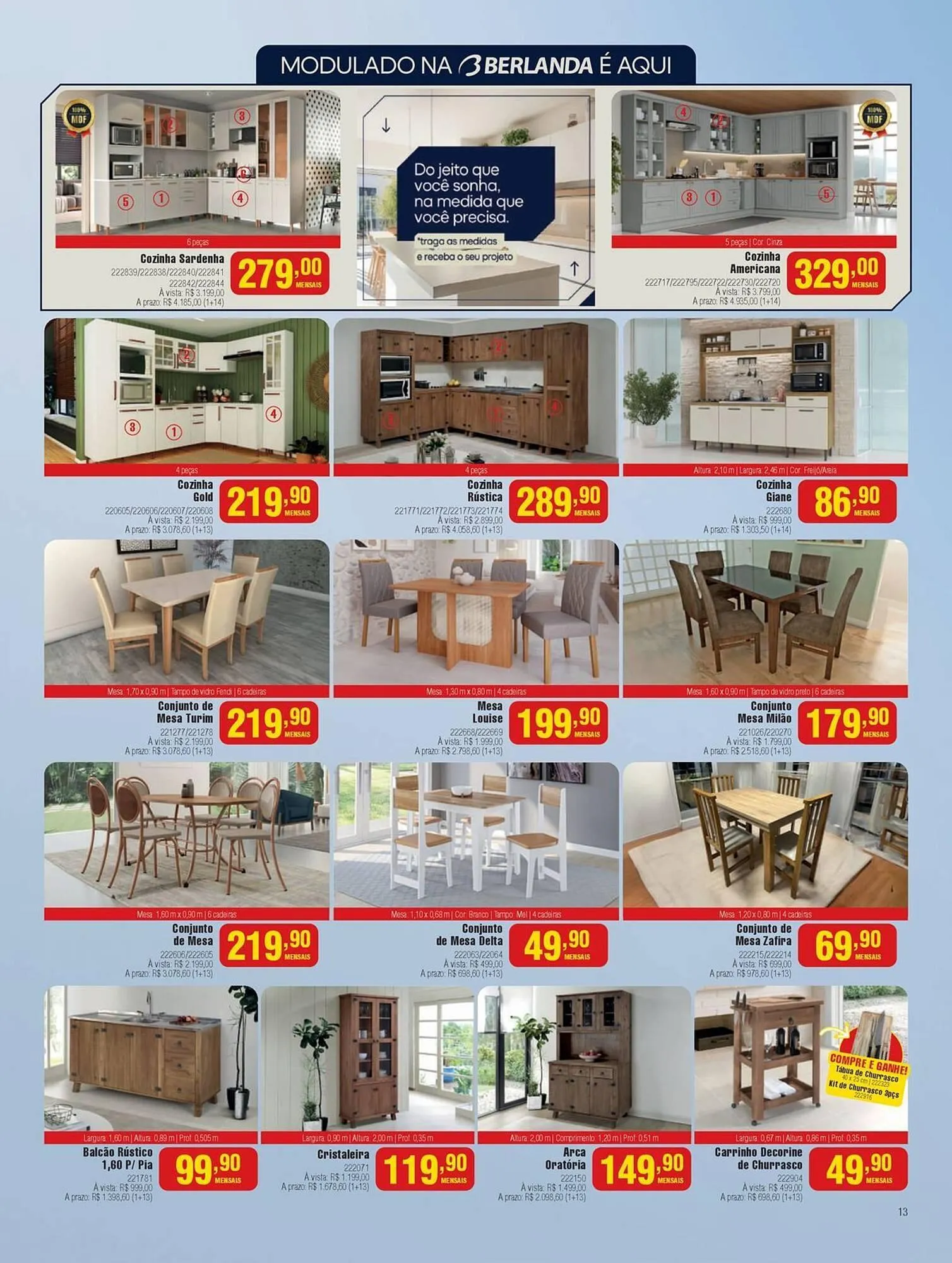 Encarte de Catálogo Berlanda 31 de julho até 31 de dezembro 2025 - Pagina 13