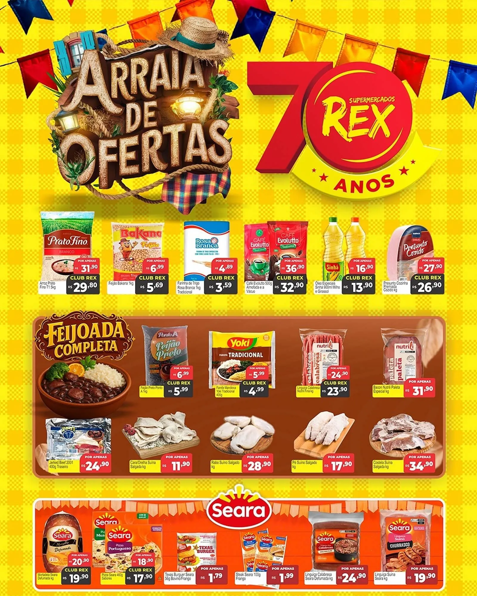 Encarte de Catálogo Supermercados Rex 29 de maio até 11 de junho 2025 - Pagina 1