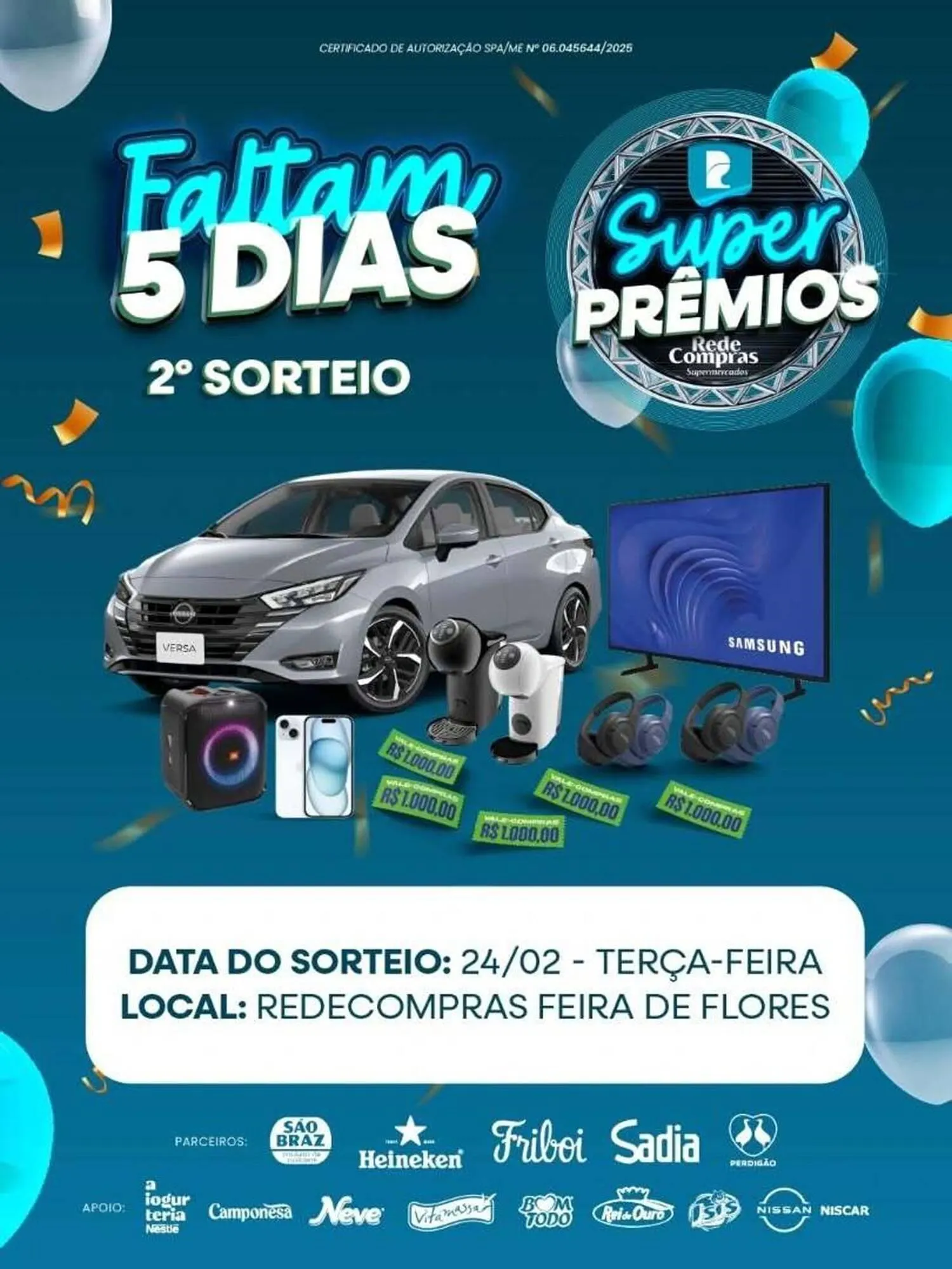 Encarte de Encarte Rede Compras 20 de fevereiro até 24 de fevereiro 2026 - Pagina 1