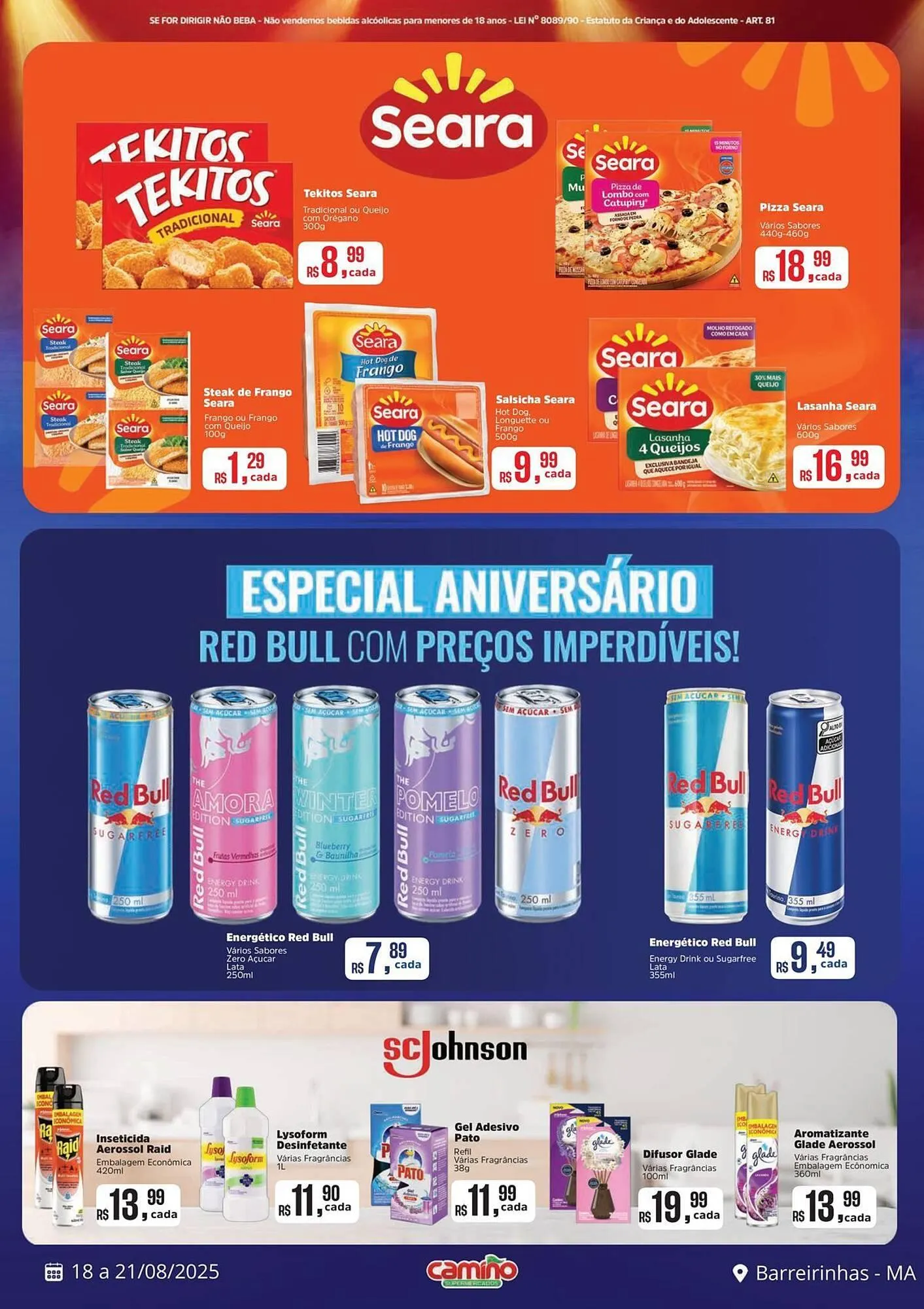Encarte de Catálogo Supermercados Mateus 18 de agosto até 21 de agosto 2025 - Pagina 3