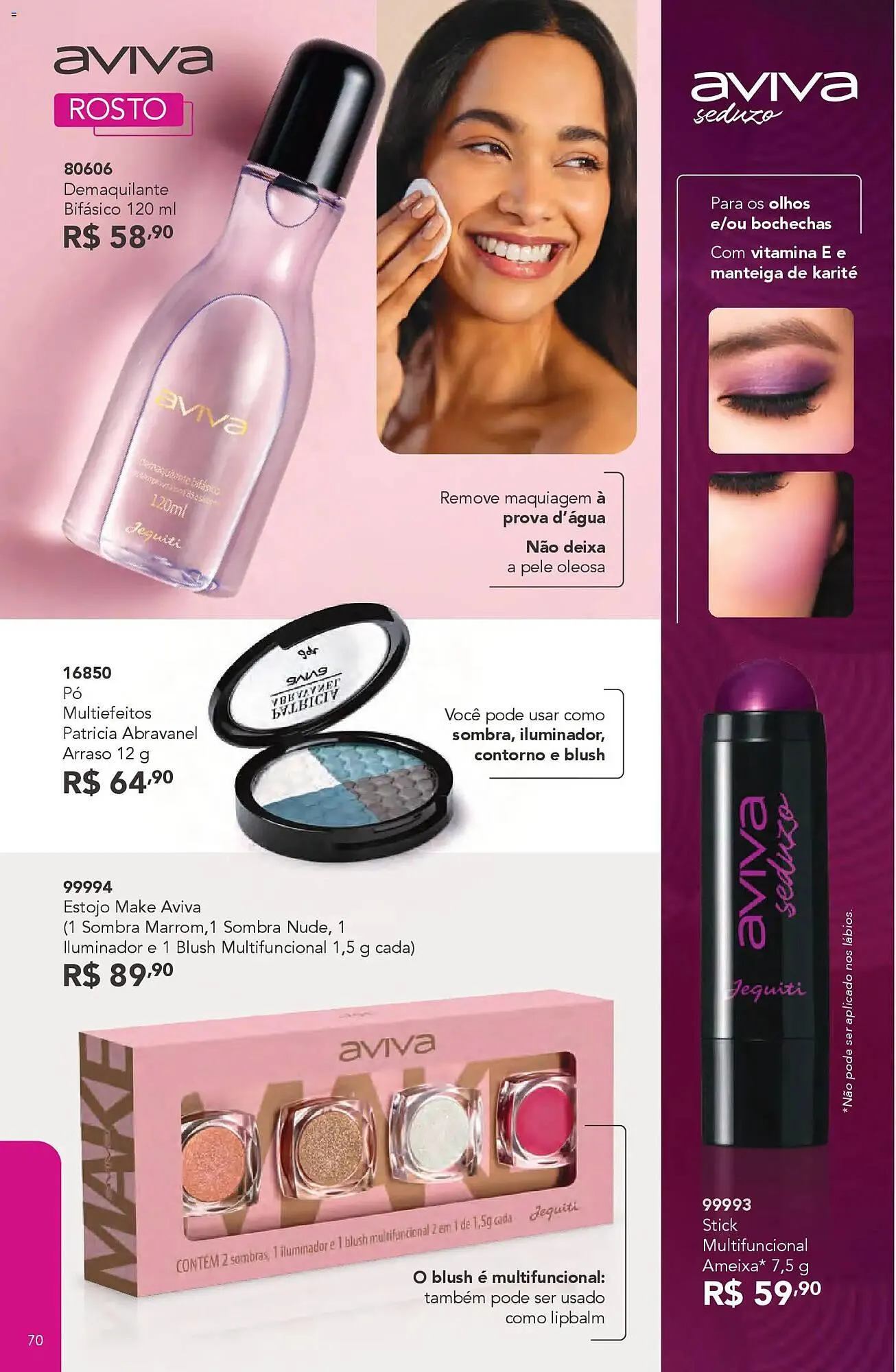 Encarte de Catálogo Jequiti 11 de novembro até 9 de dezembro 2025 - Pagina 70