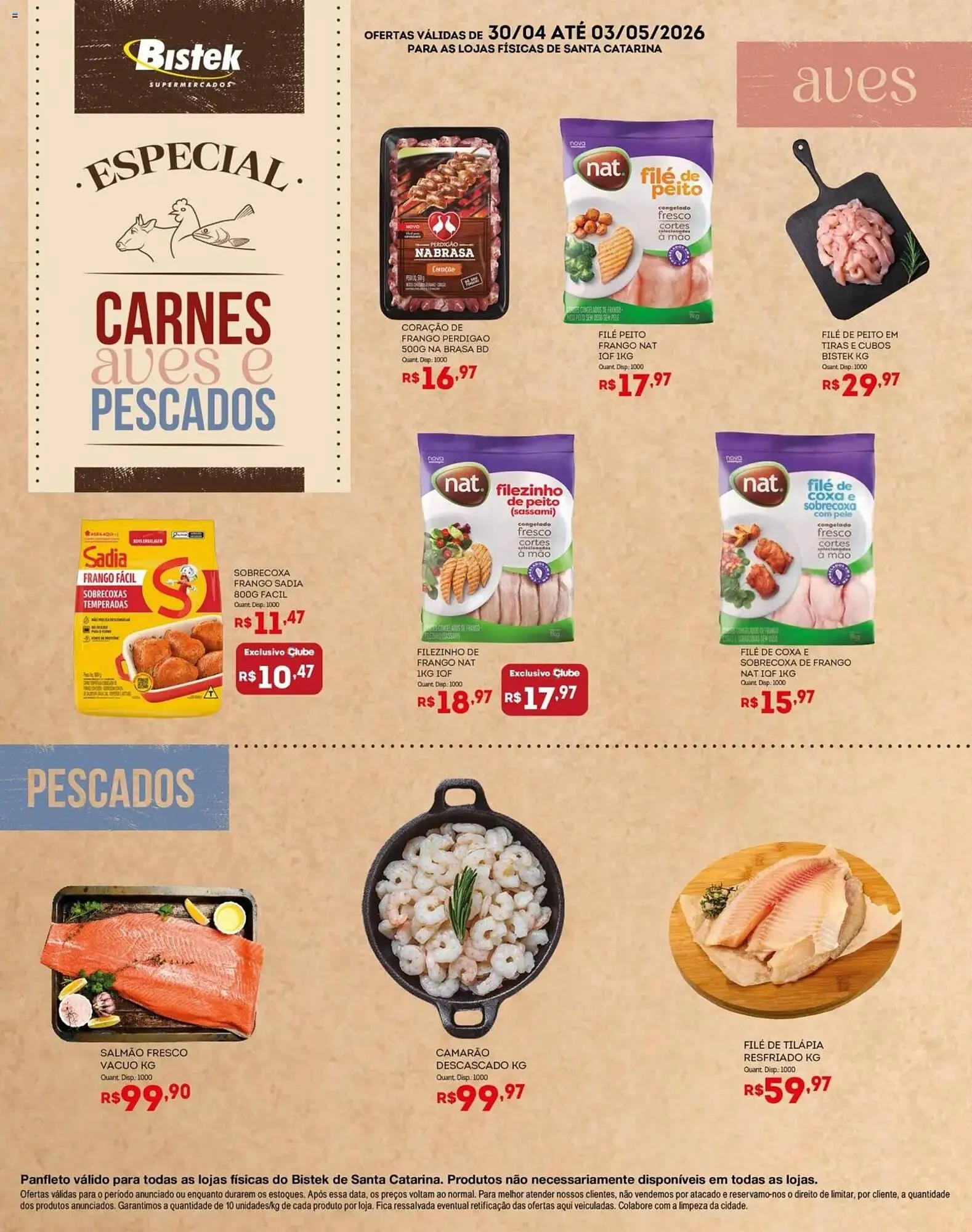 Encarte de Encarte Bistek Supermercados 30 de abril até 4 de maio 2026 - Pagina 2