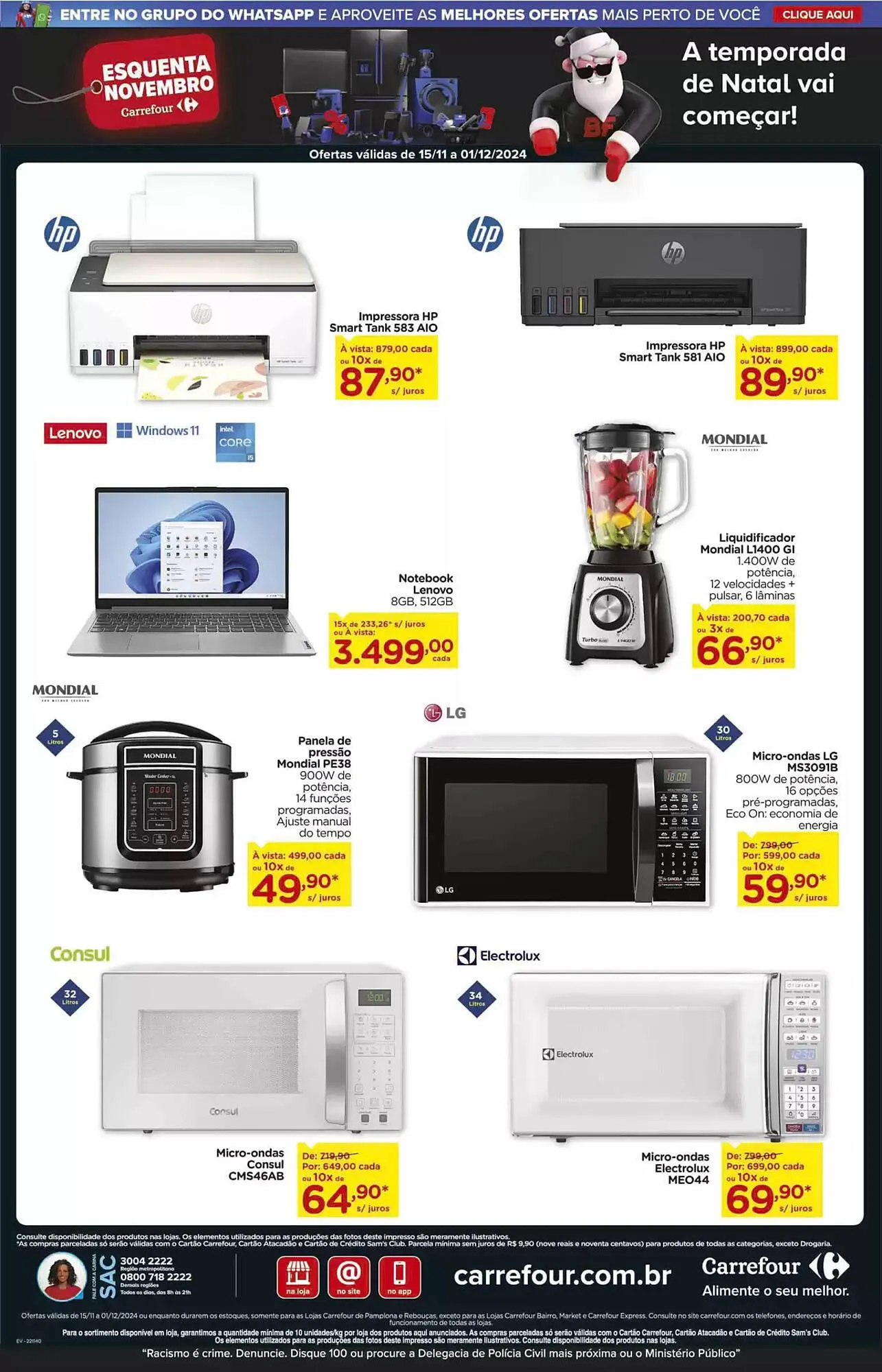 Encarte de Catálogo Carrefour 15 de novembro até 1 de dezembro 2024 - Pagina 4