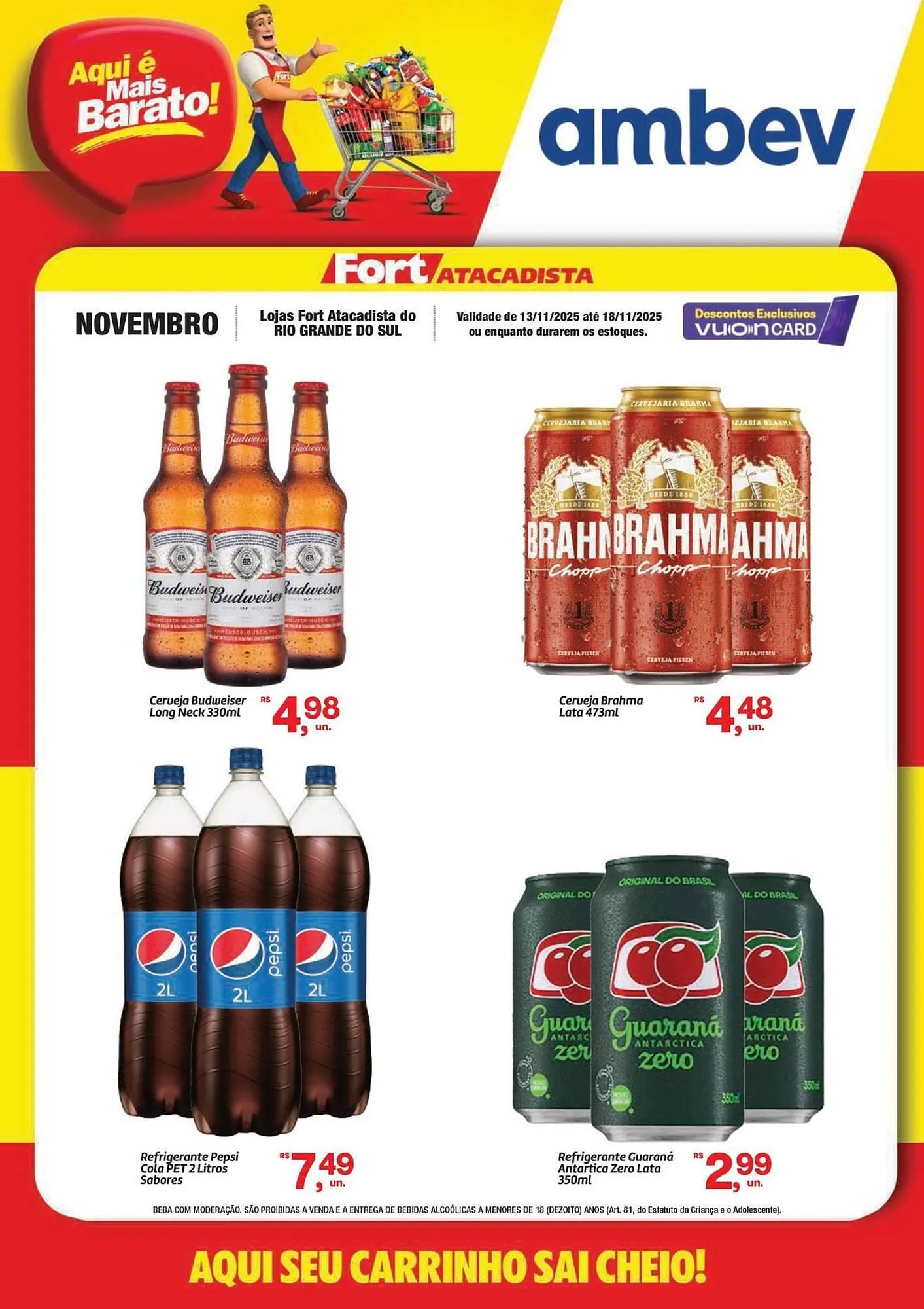 Encarte de Tabloide Fort Atacadista 13 de novembro até 18 de novembro 2025 - Pagina 1